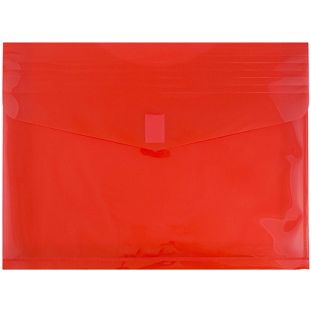 JAM Paper 9.75" x 13" Plastic Hook & Loop Closure Envelopes, 12ct.