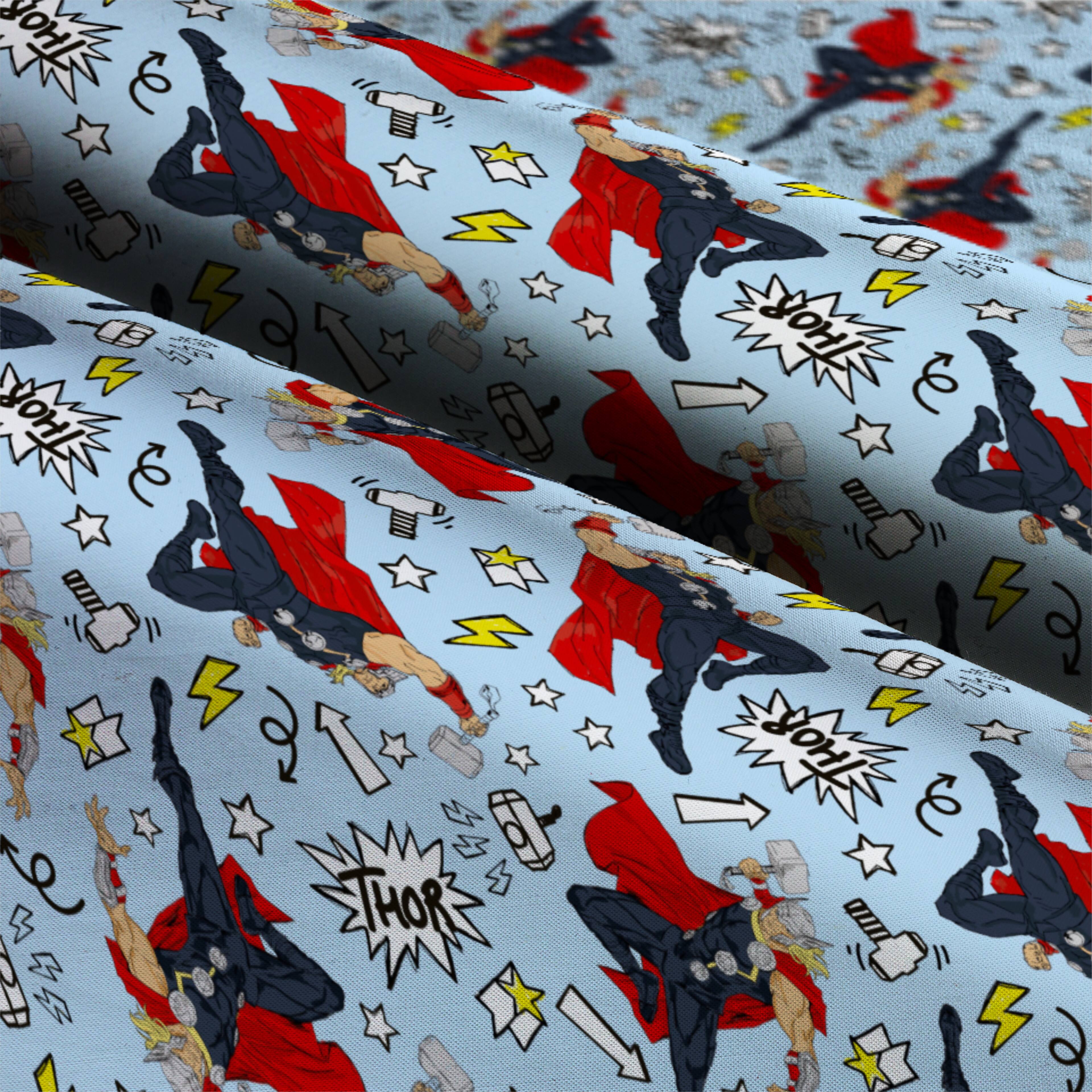 Marvel® Thor Thunder Cotton Fabric