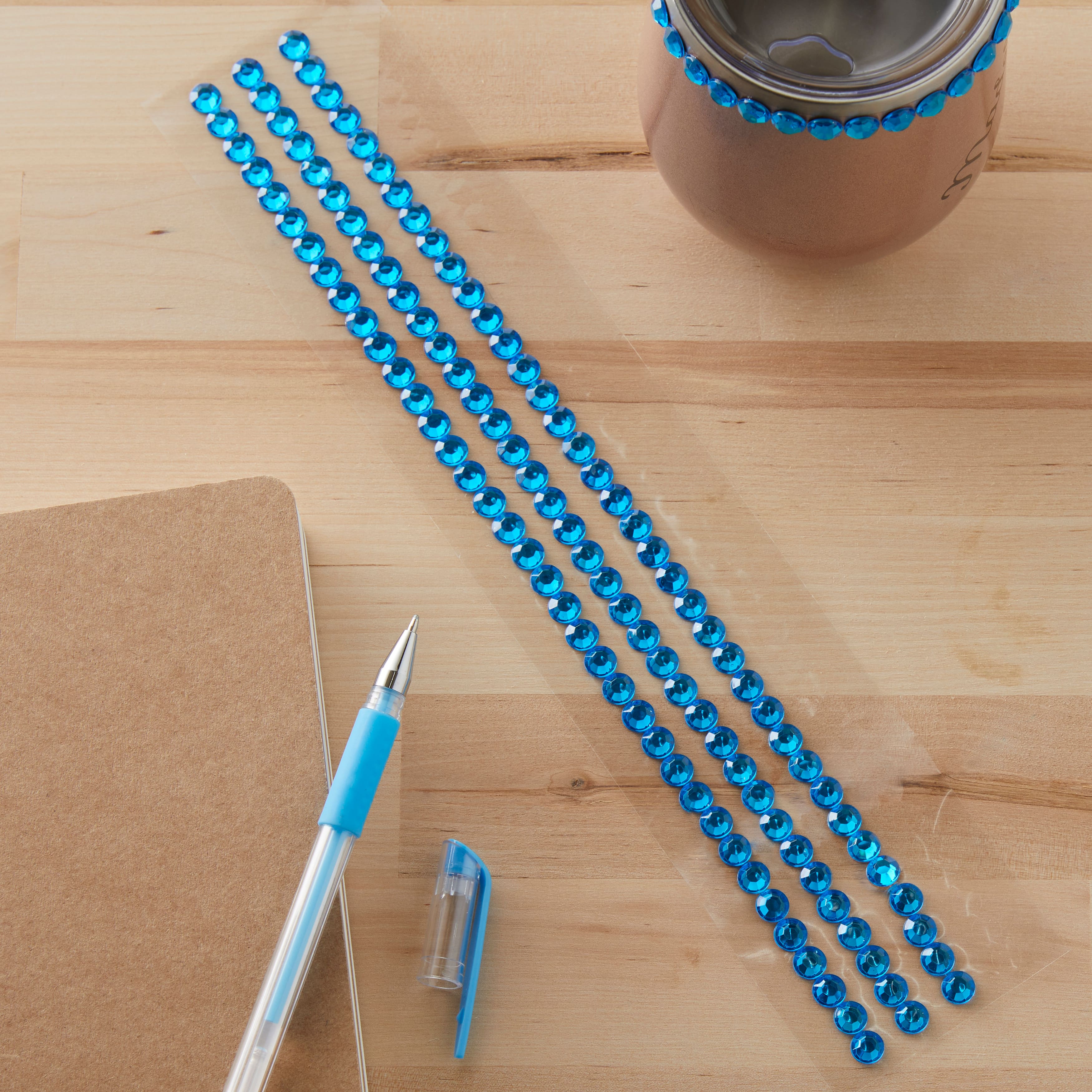 12 Packs: 4 ct. (48 total) Blue Bling Stickers by Recollections™