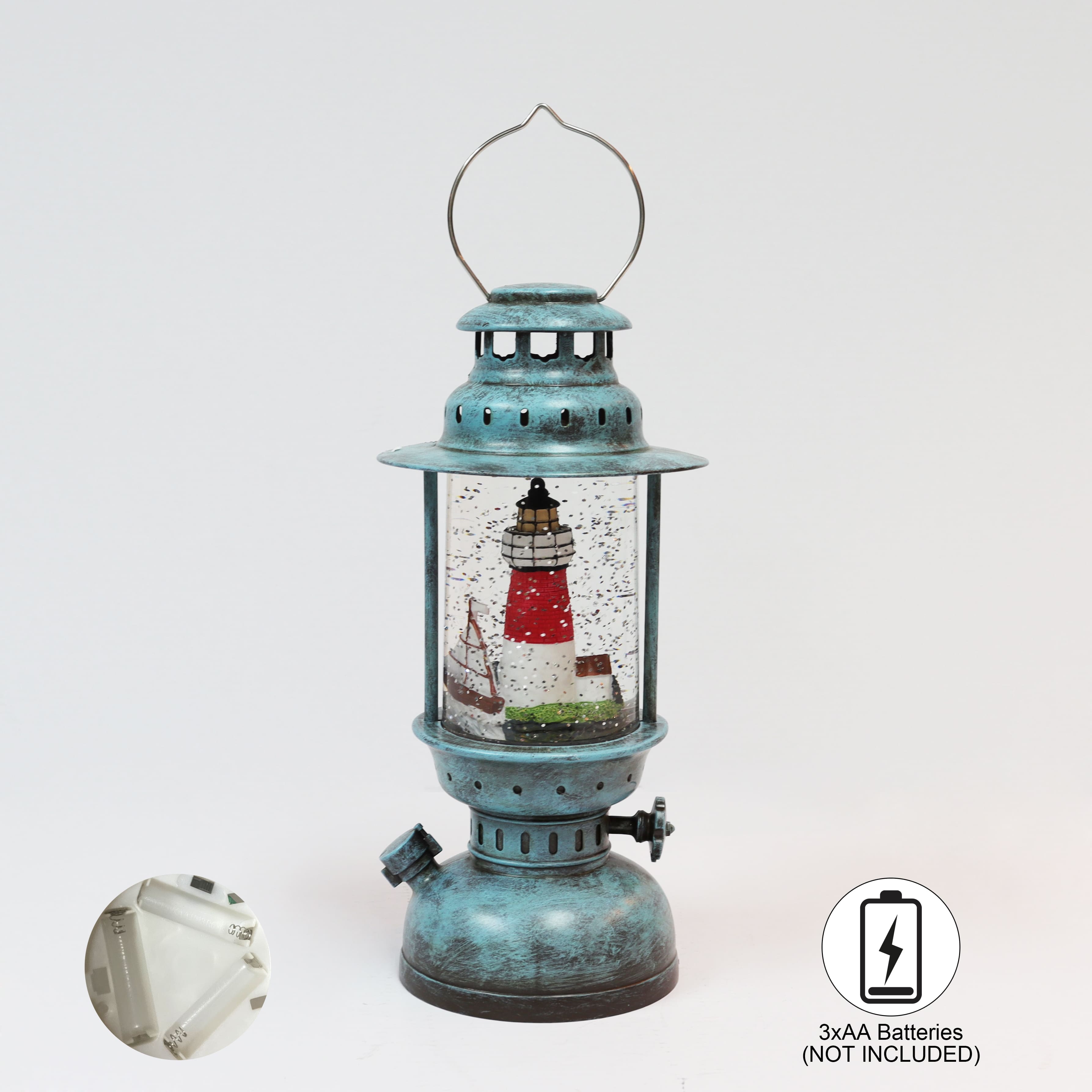Moments in Time 10" Acrylic Lantern Lighthouse Décor