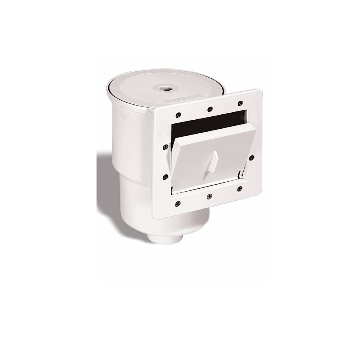 Swim Central HydroTools 11.5" White Above-Ground Swimming Pool ABS Thru-Wall Skimmer