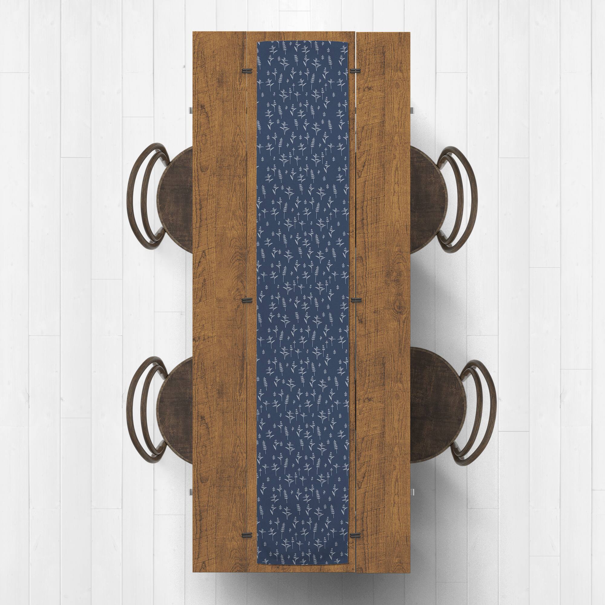 Botanical Doodles Outdoor Table Runner