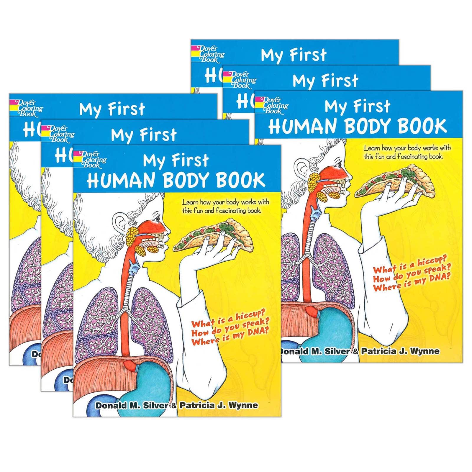 Dover Human Body Coloring Book, 6ct.