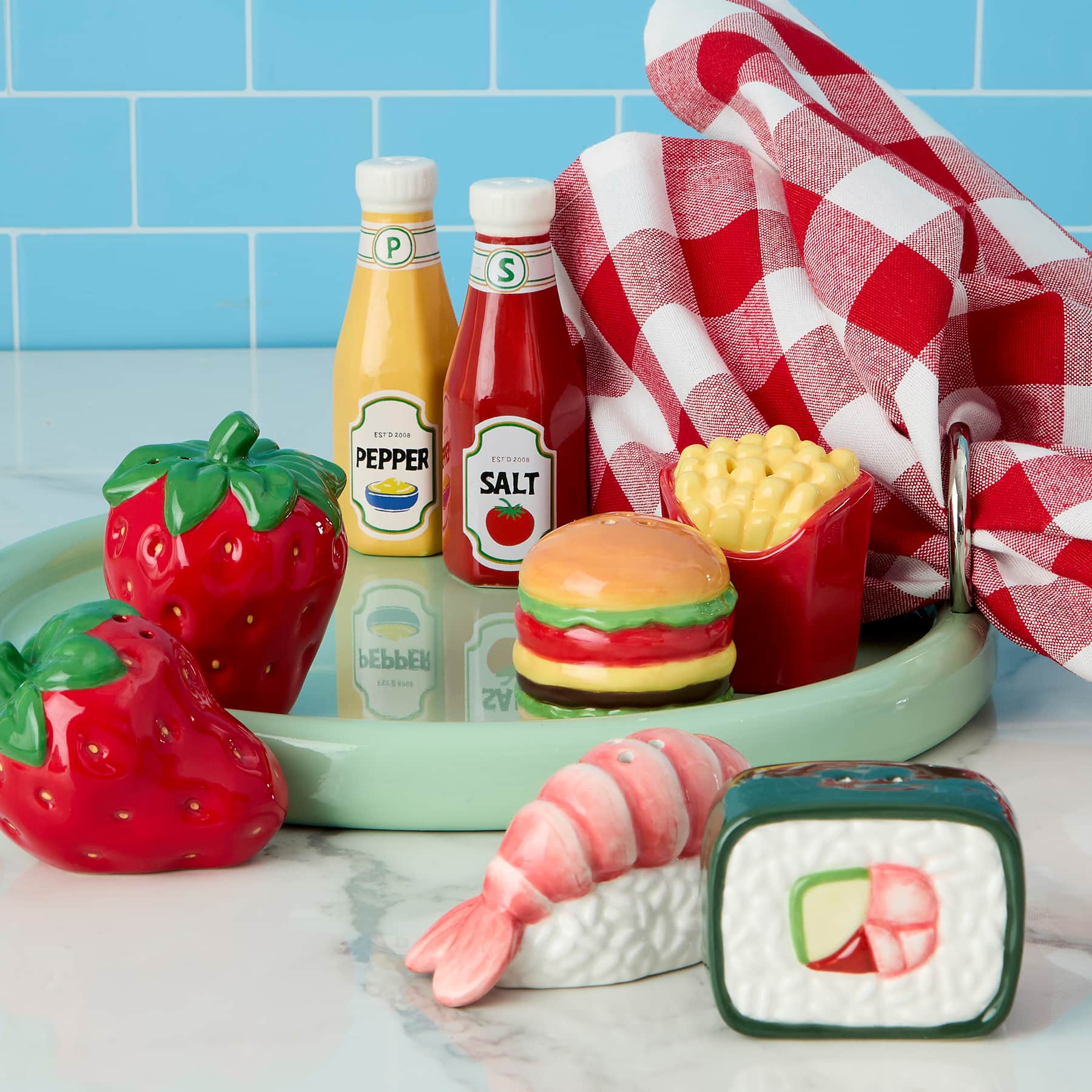 Ketchup & Mustard Salt & Pepper Shakers by Ashland®