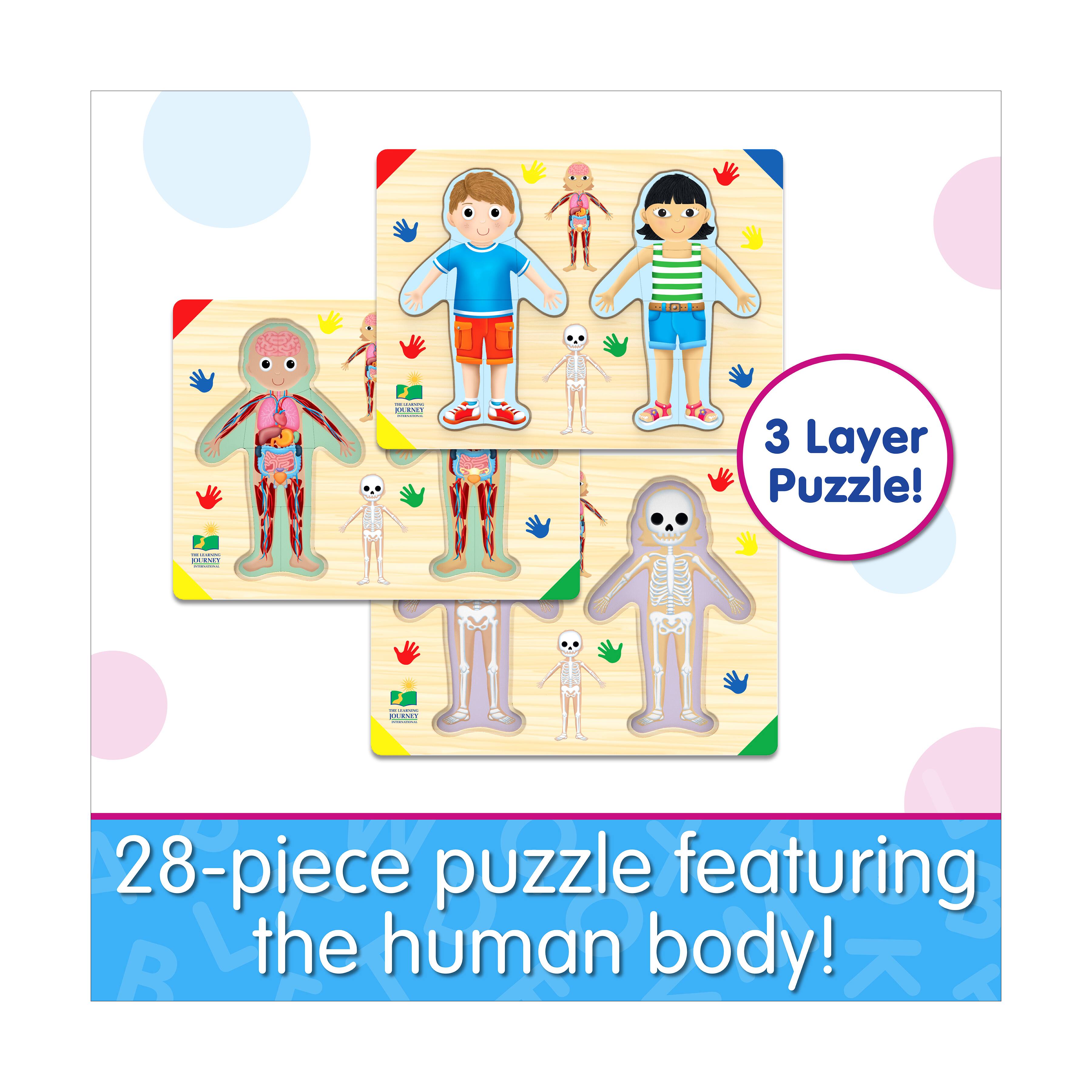 Lift & Learn Puzzle - Inside of Me: 28 Pcs