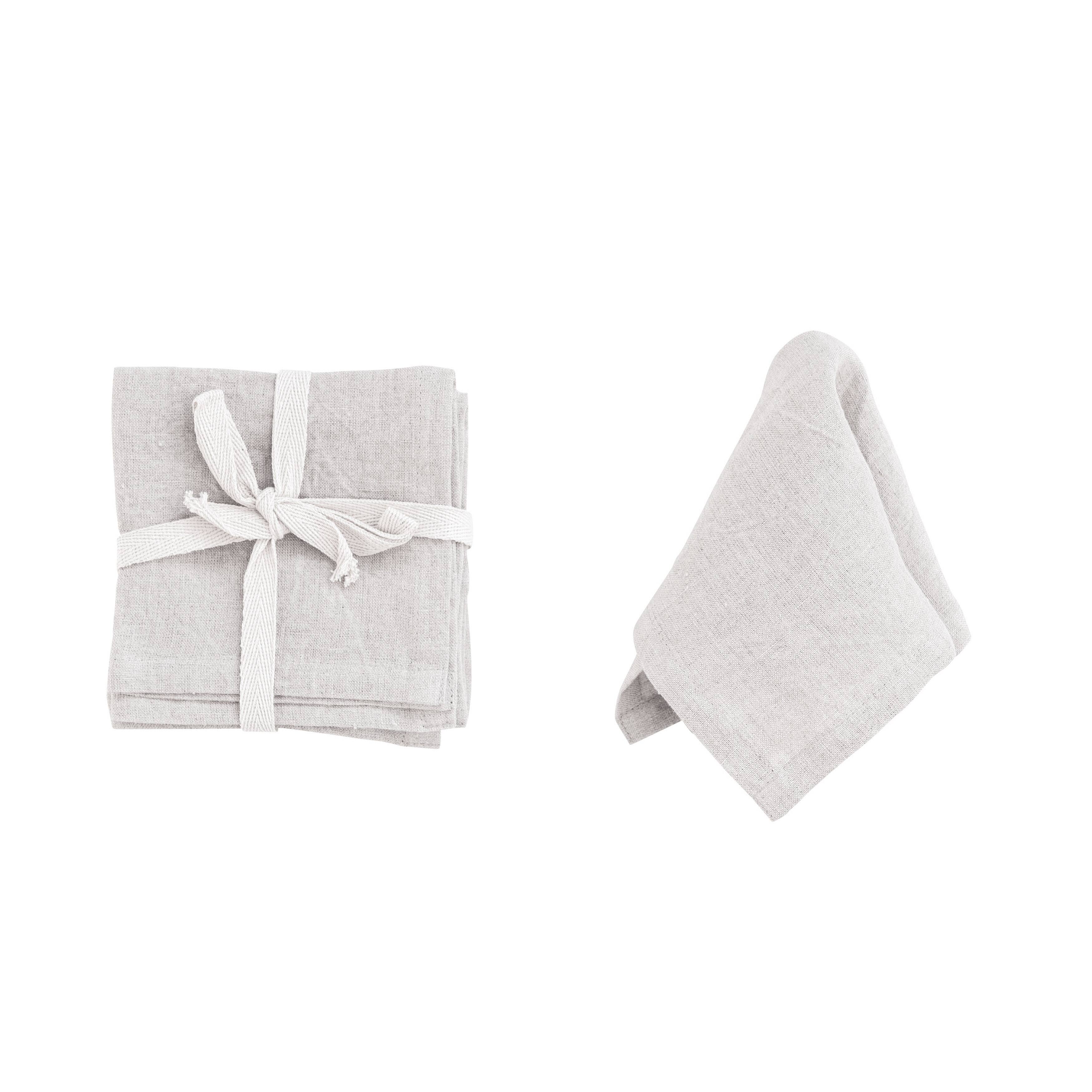 Hello Honey® 10" Square Stonewashed Linen Cocktail Napkins, 4ct.