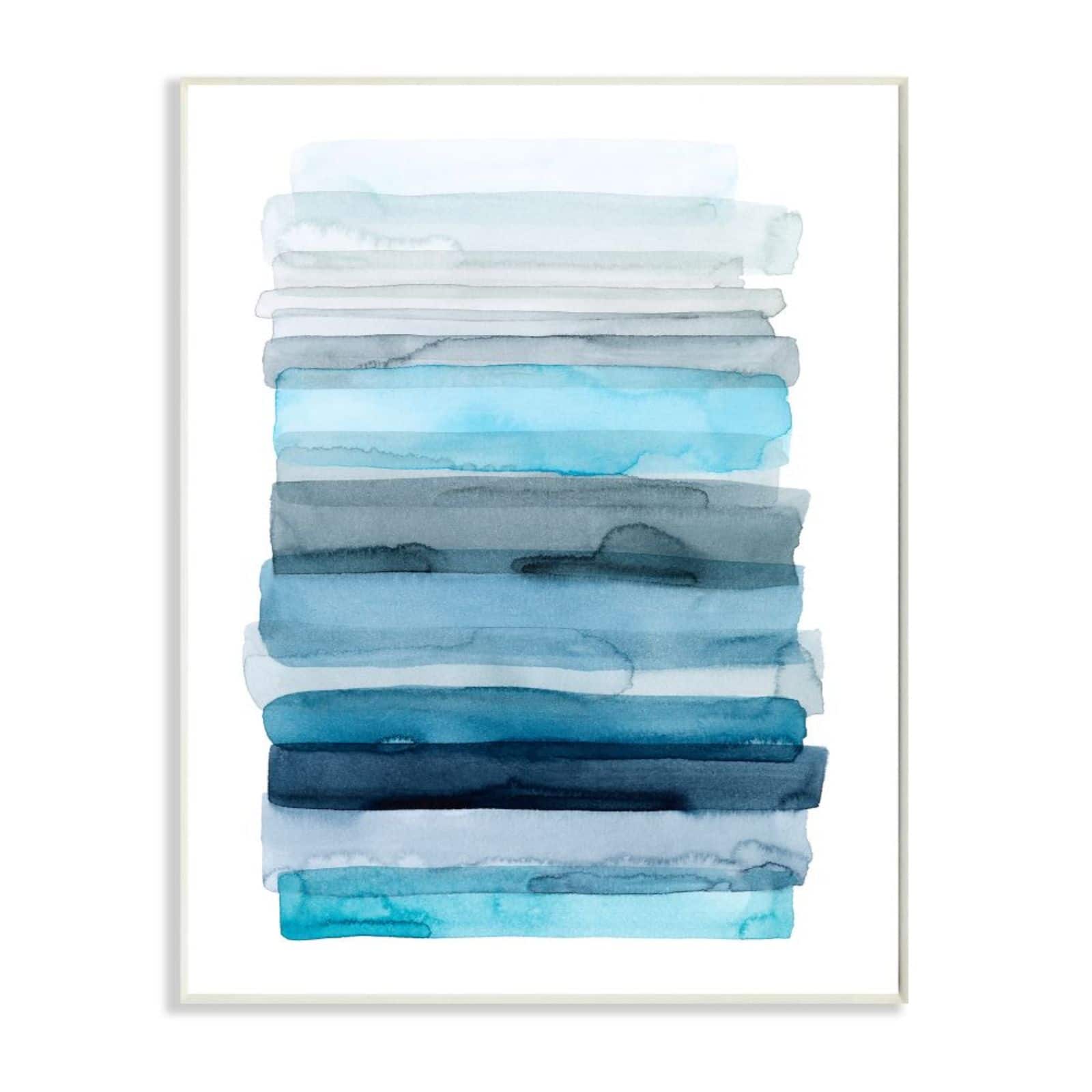 Stupell Industries Blue & Gray Ombre Wooden Wall Plaque