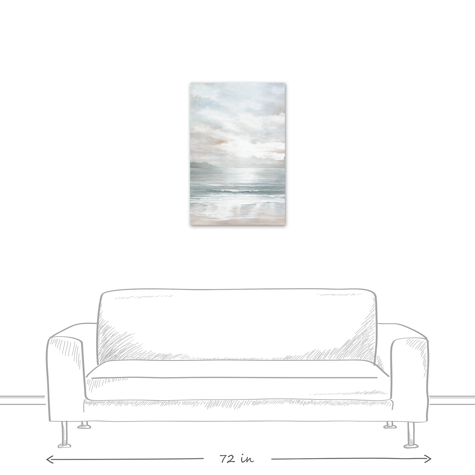 Morning Coast Sky Canvas Wall Art