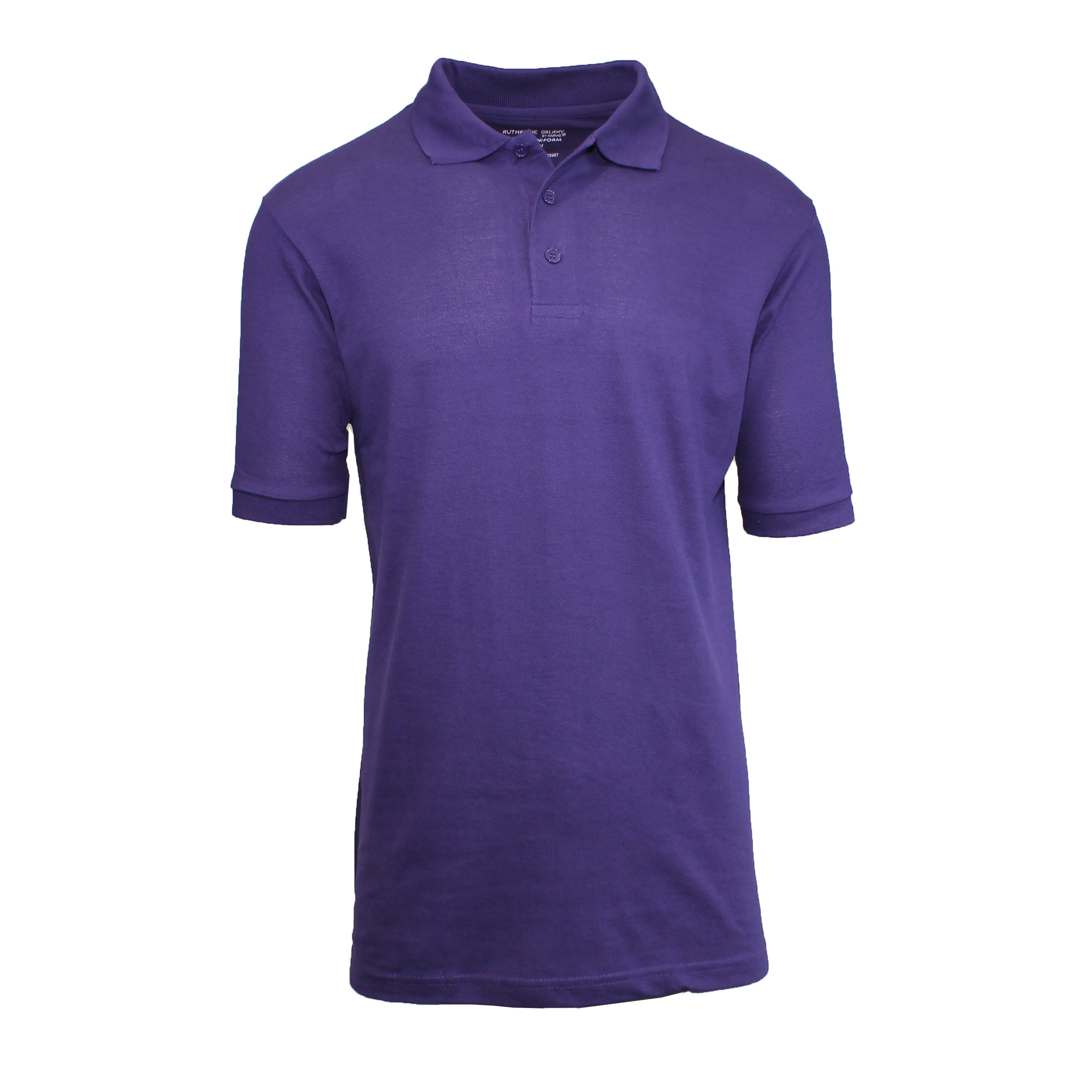 Galaxy by Harvic Short Sleeve Men's Pique Polo Shirt