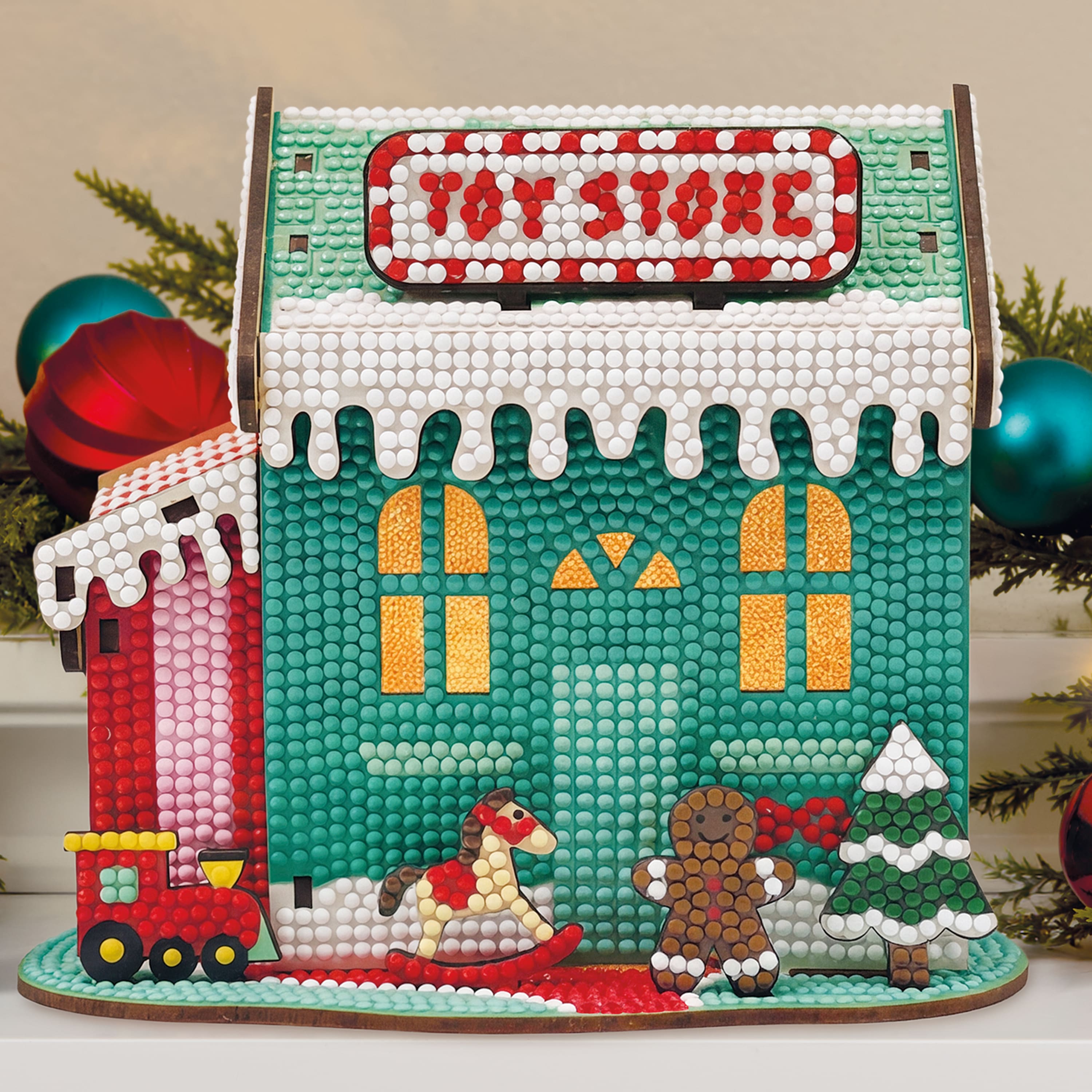 Michaels, LED Light-Up 3D Toy Store Diamond Art Kit by Make Market® – Category: Diamond Painting Kits