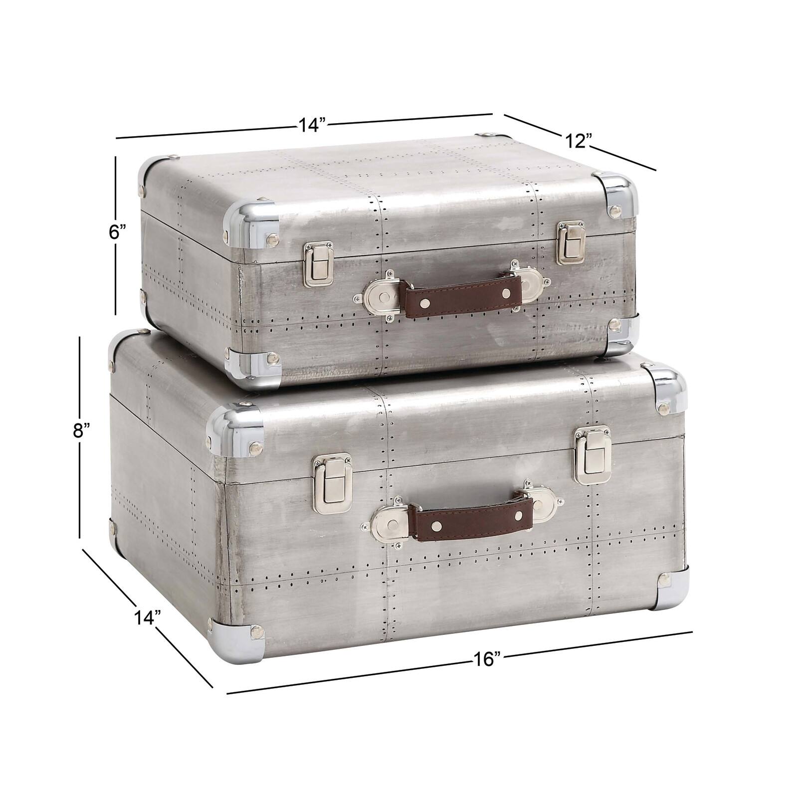 Silver Wood & Metal Farmhouse Box Set