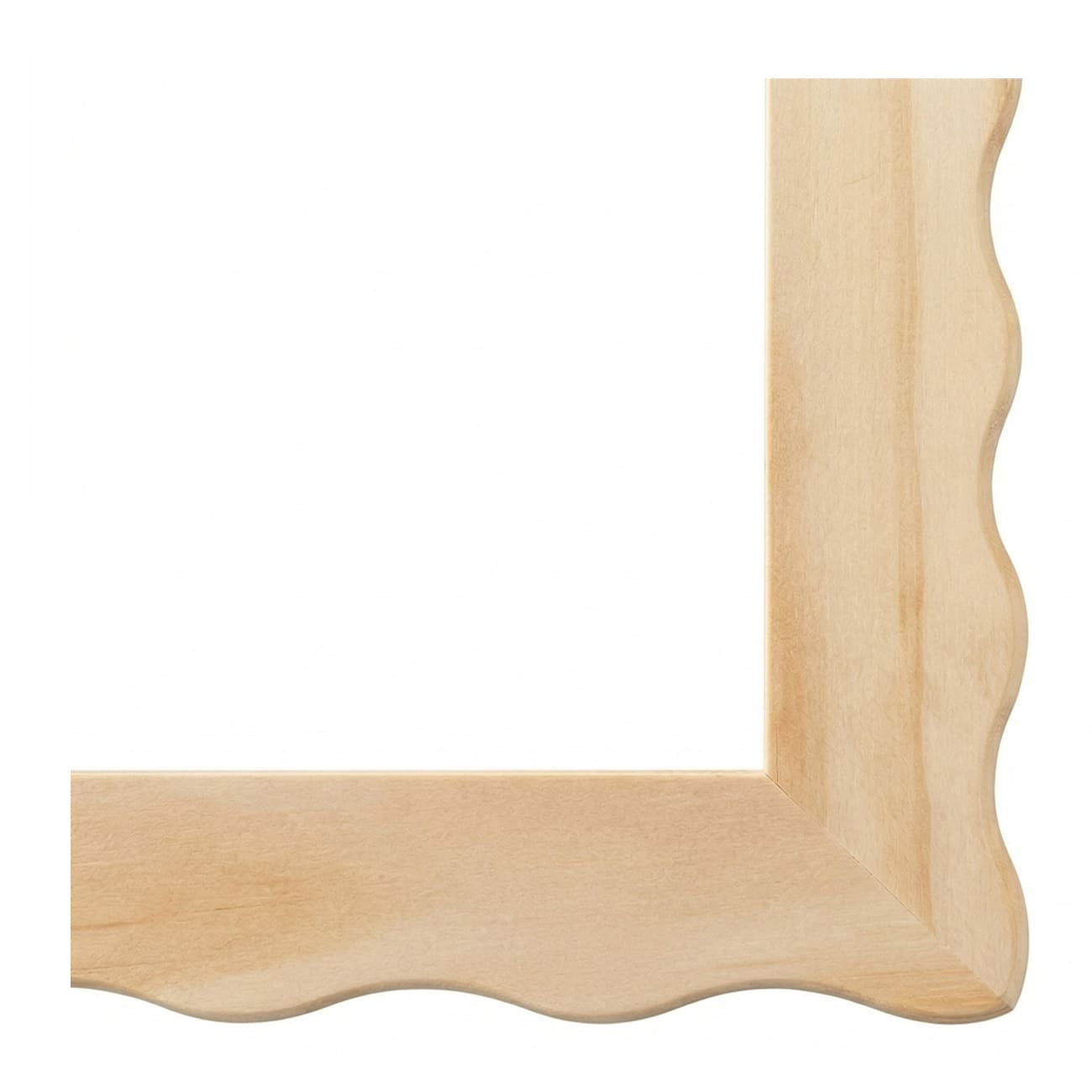 Home Natural Scalloped Wall Frame with Mat by Ashland®