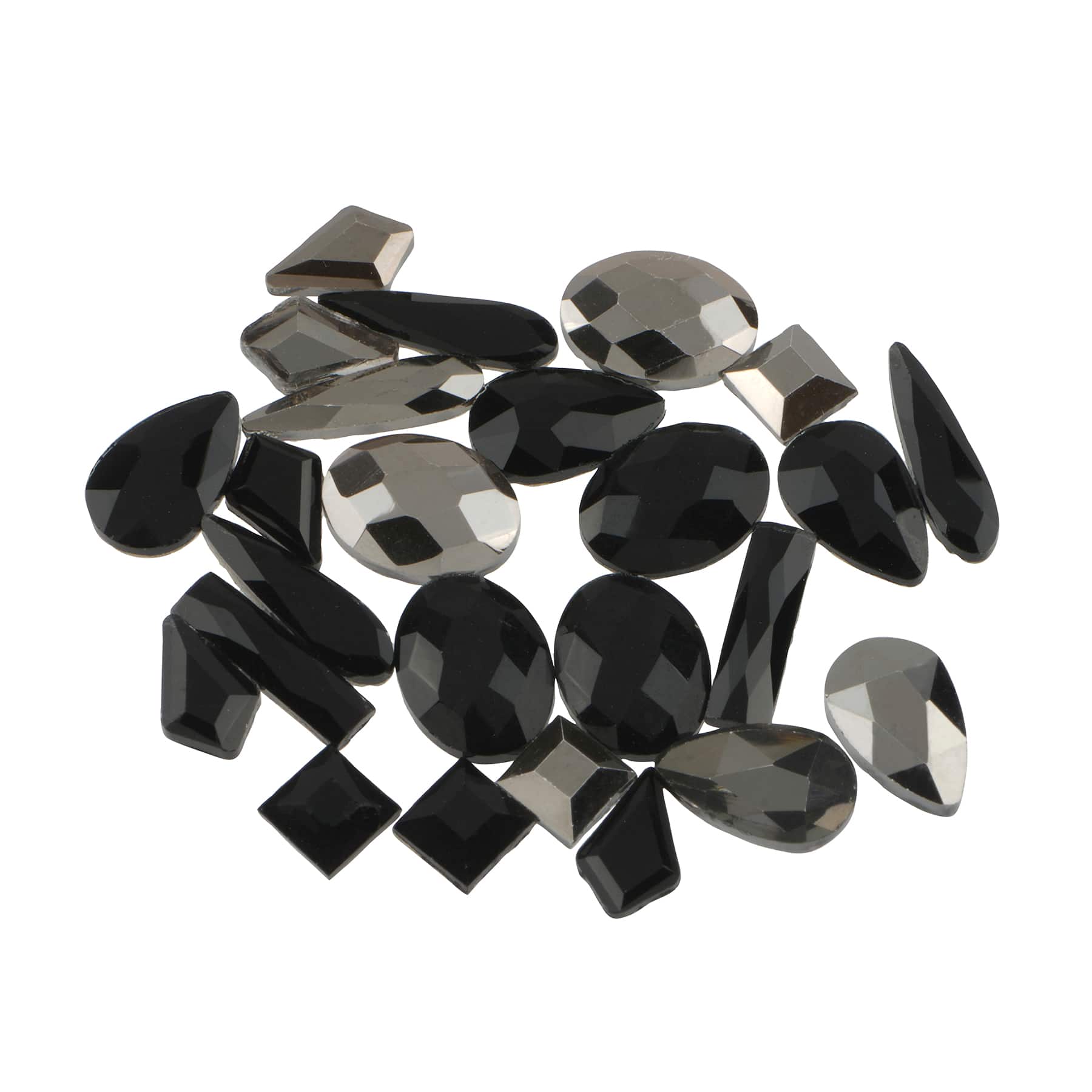 Jewel Shapes Glass Flatback Rhinestones by Bead Landing