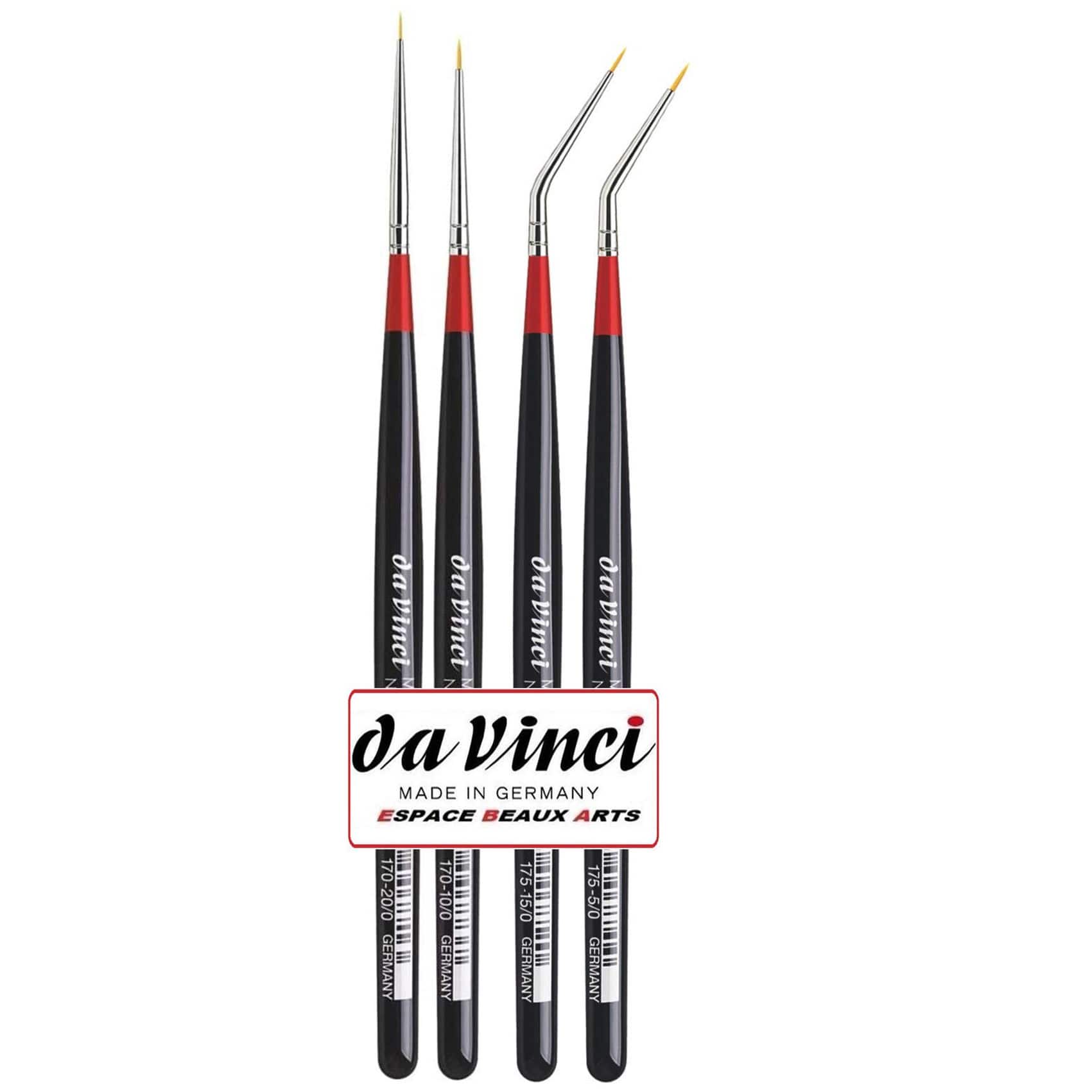 da Vinci MICRO-NOVA 4 Piece Synthetic Round Brush Set