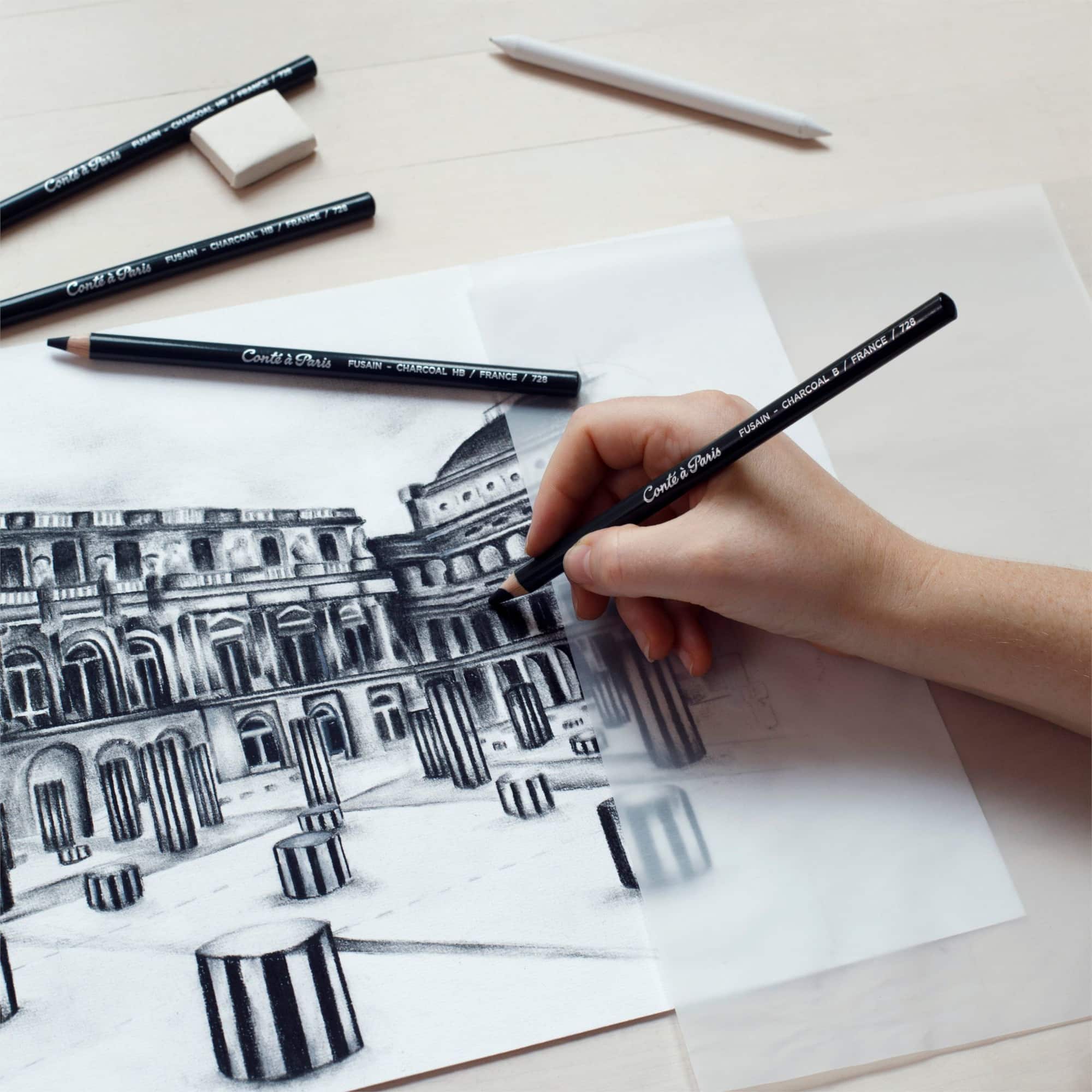 Conté à Paris™ Charcoal Sketching & Drawing Pencils, 2ct.