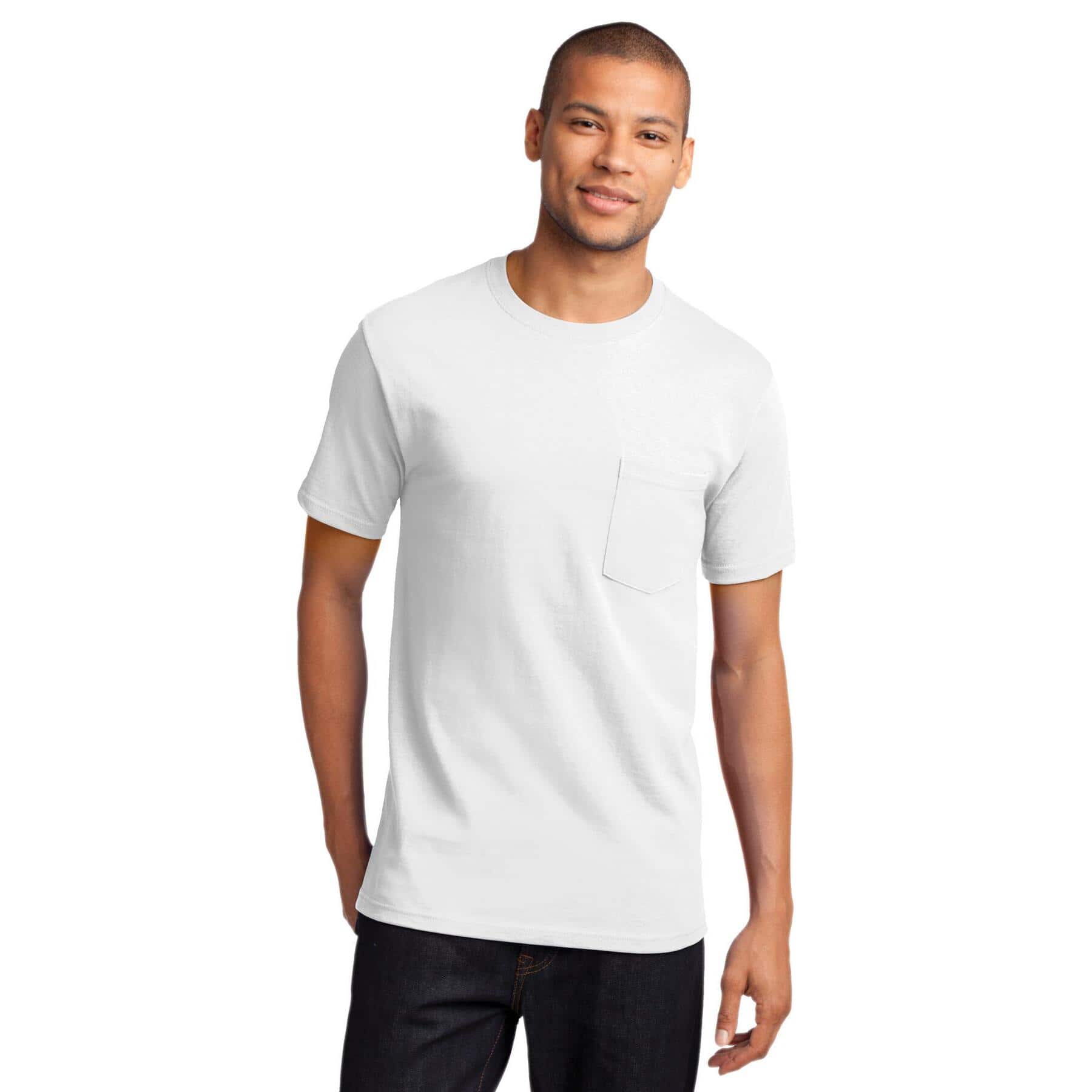Port & Company® Tall Essential Pocket Adult T-Shirt, Size: XX