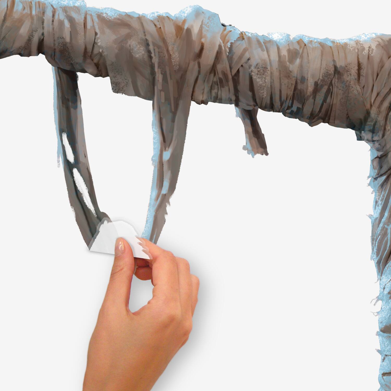 RoomMates Classic Monsters The Mummy Giant Peel & Stick Wall Decals