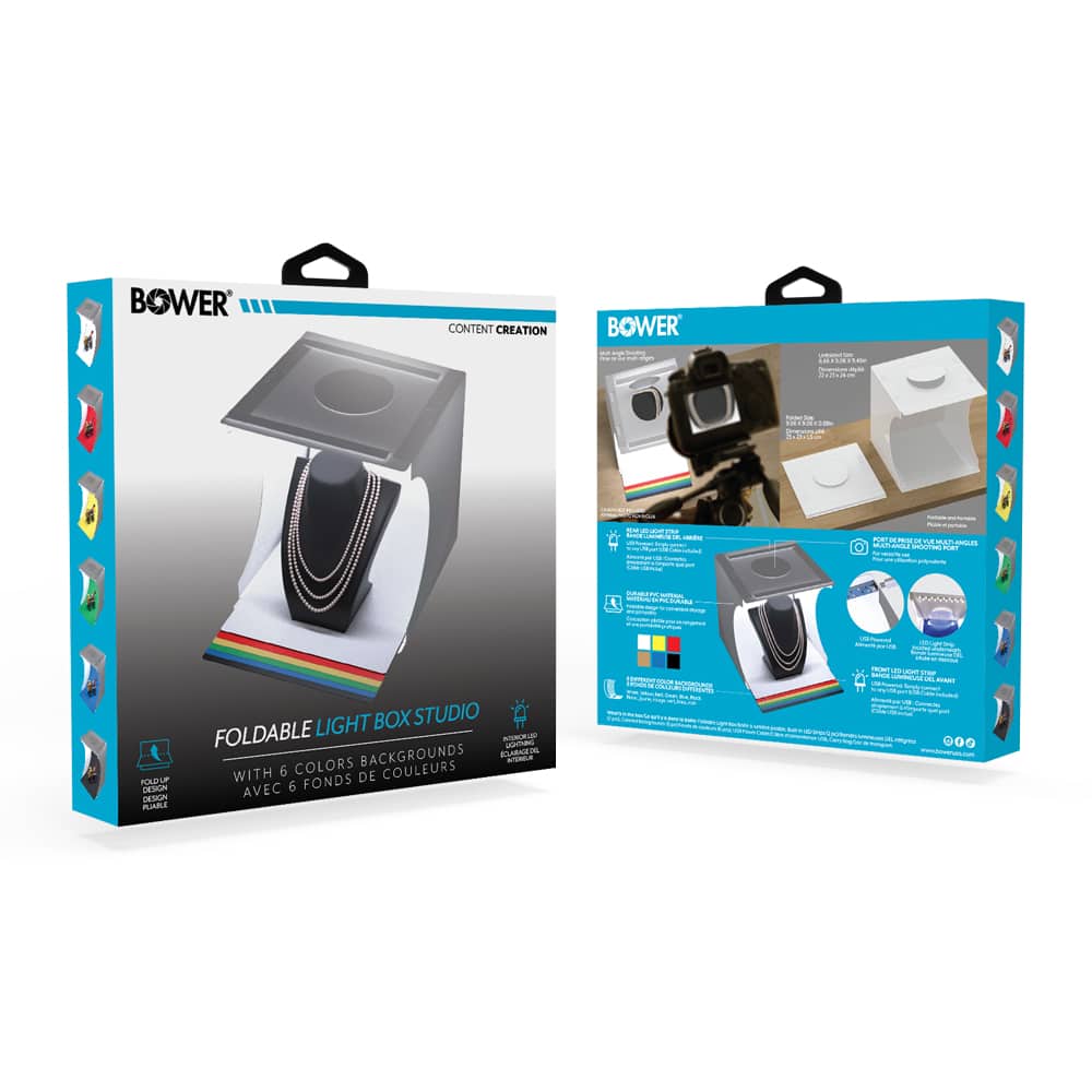 Bower 9" Foldable Photo Light Box Studio
