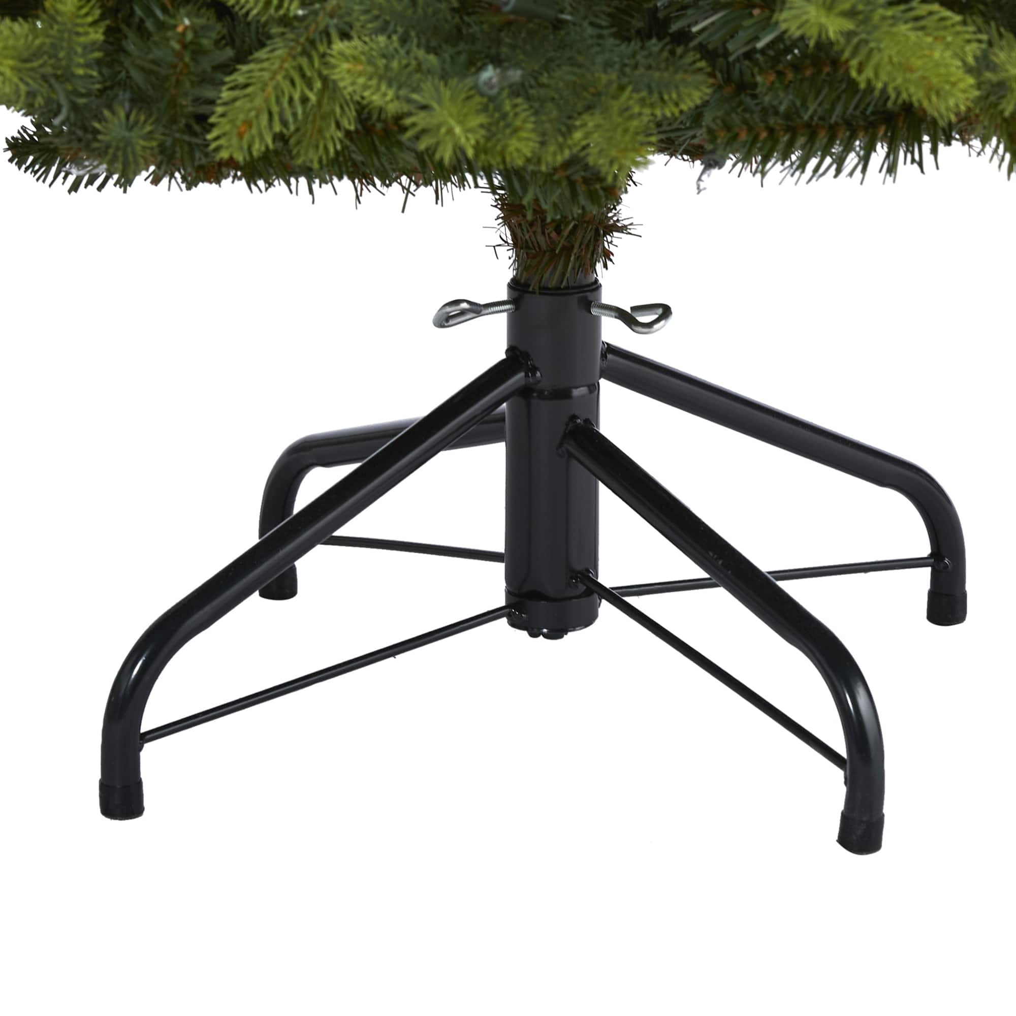 6ft. Pre-Lit North Carolina Fir Artificial Christmas Tree, Clear LED Lights