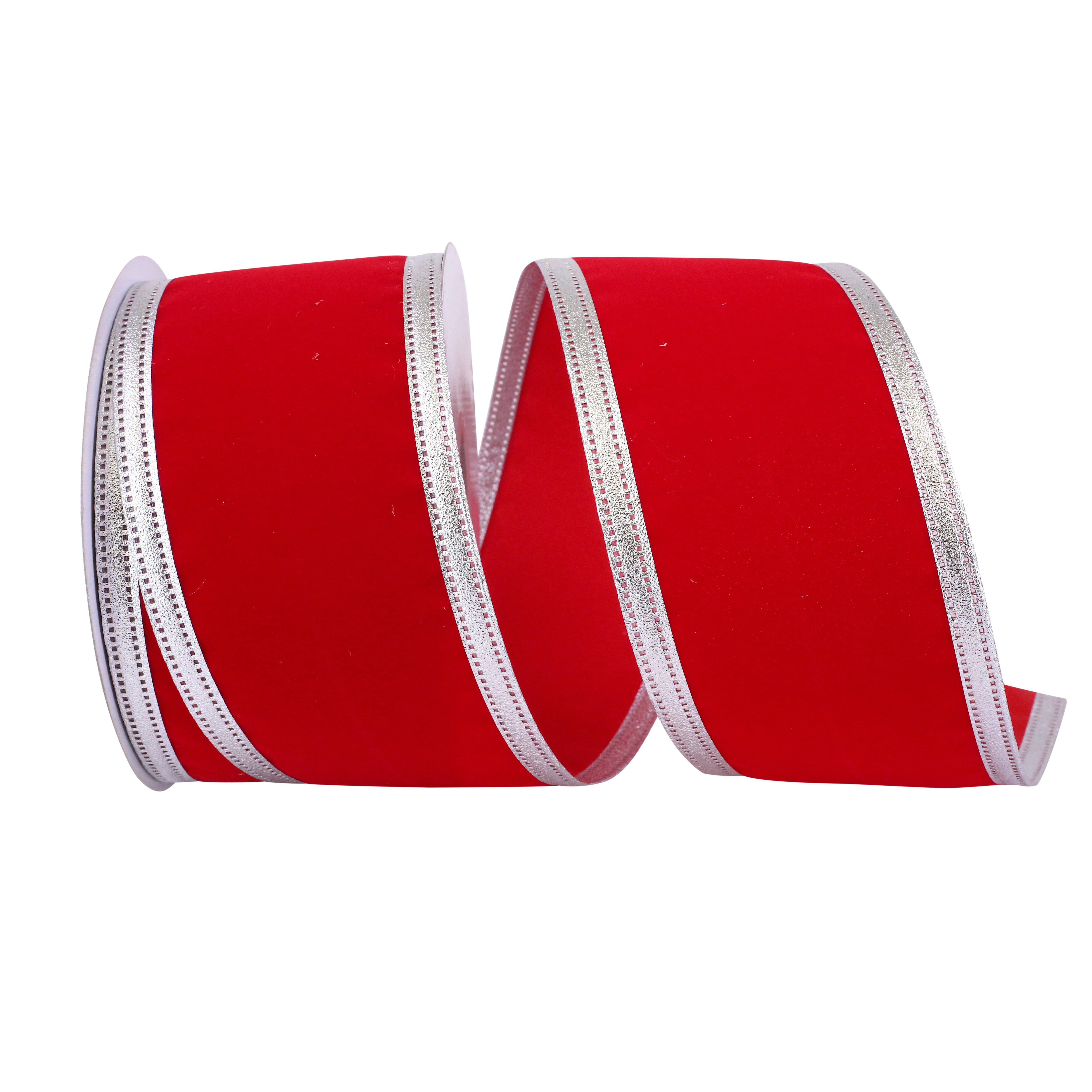 JAM Paper Velvet Wired Dynasty Ribbon