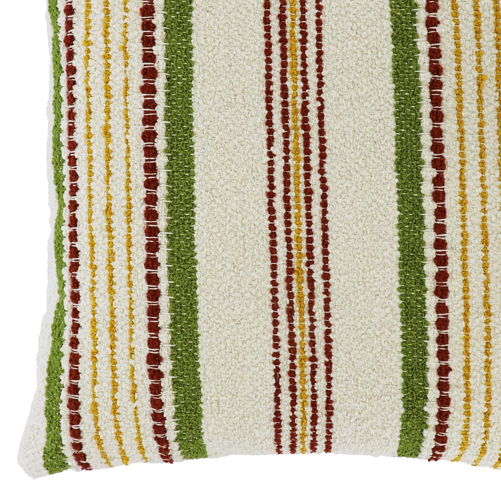 18" Ticking Stripe Pillow by Ashland®