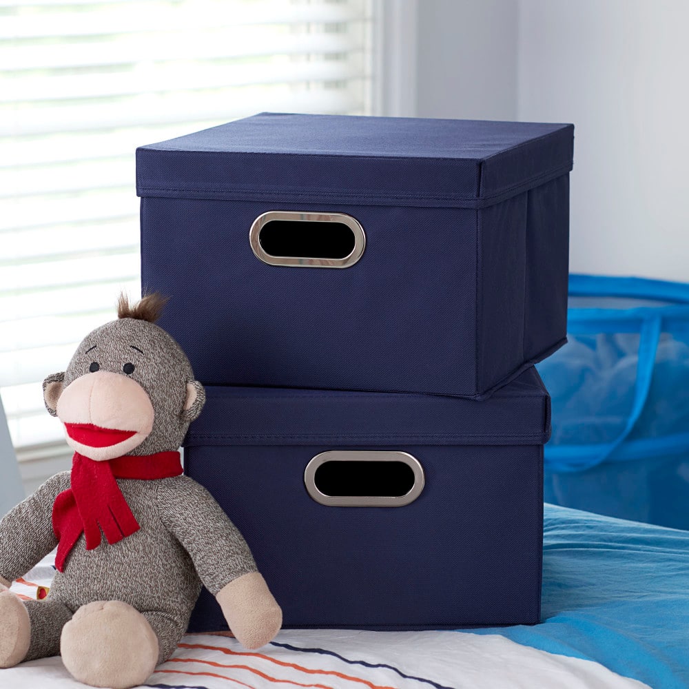 Household Essentials Storage Bins with Lids, 2ct.