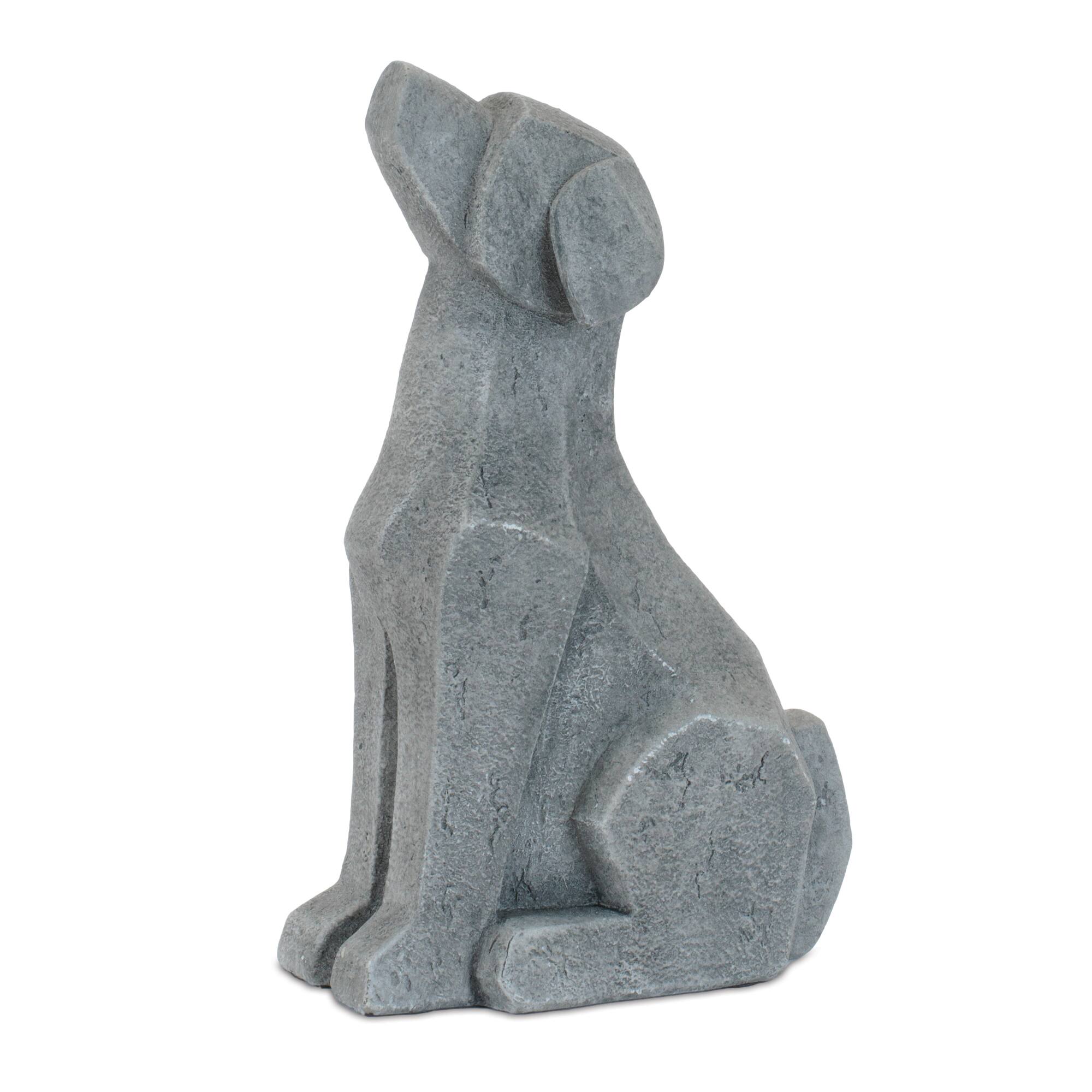 Melrose Modern Sitting Dog & Cat Figurines Set