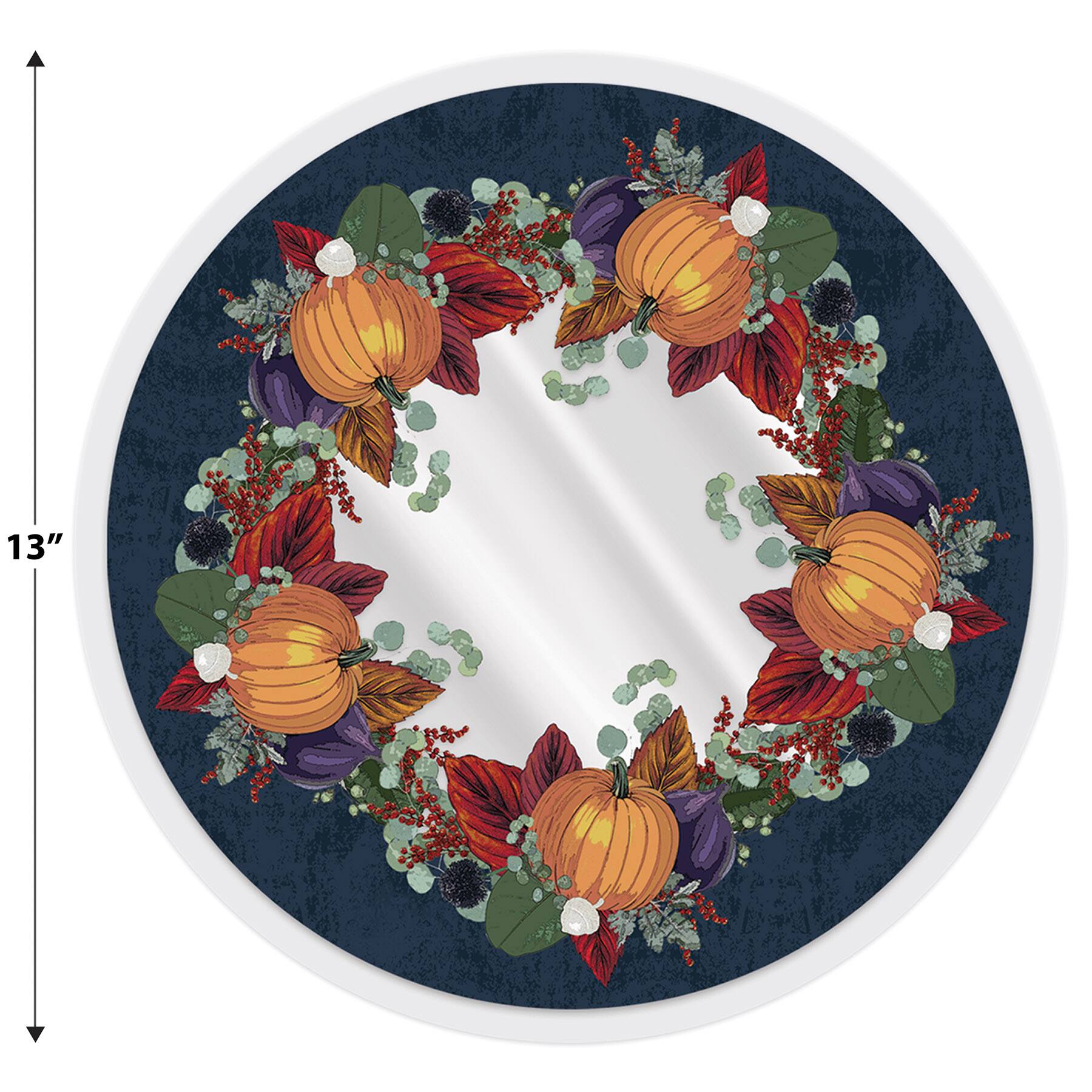 Beistle 13" Fall Thanksgiving Plastic Placemats, 4ct.