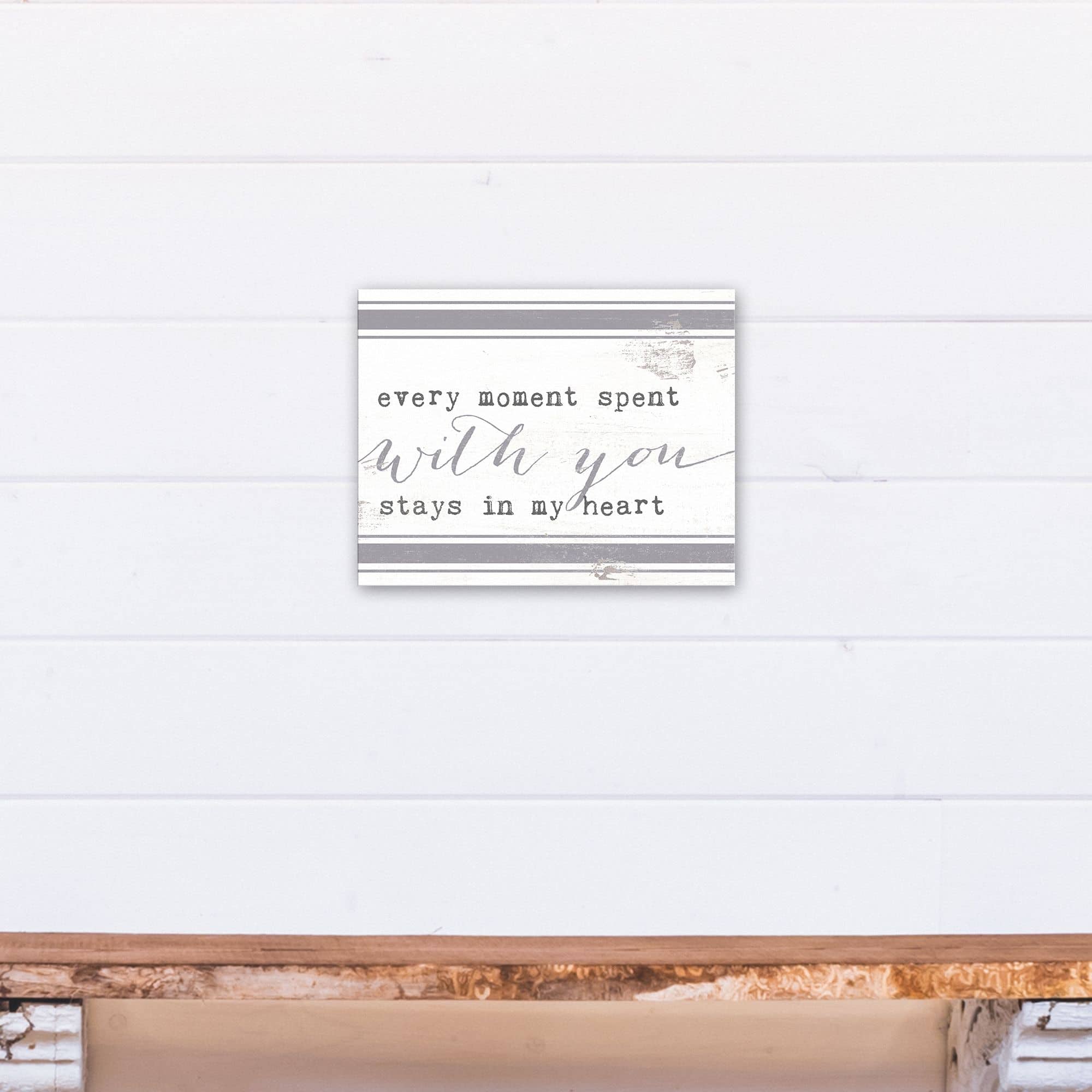Every Moment Spent With You 11" x 14" Canvas Wall Art