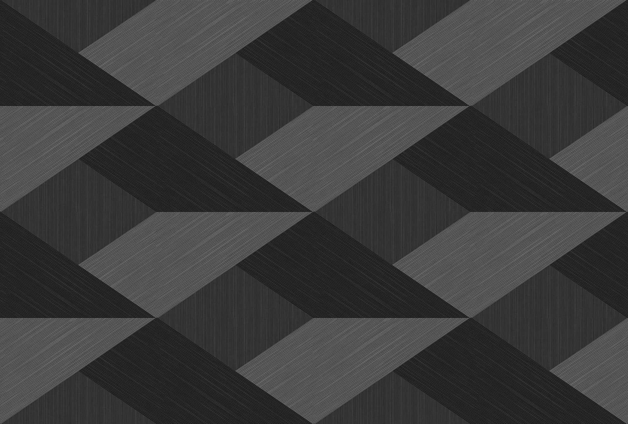 Designs Direct Shadow Grid Black Wall Mural
