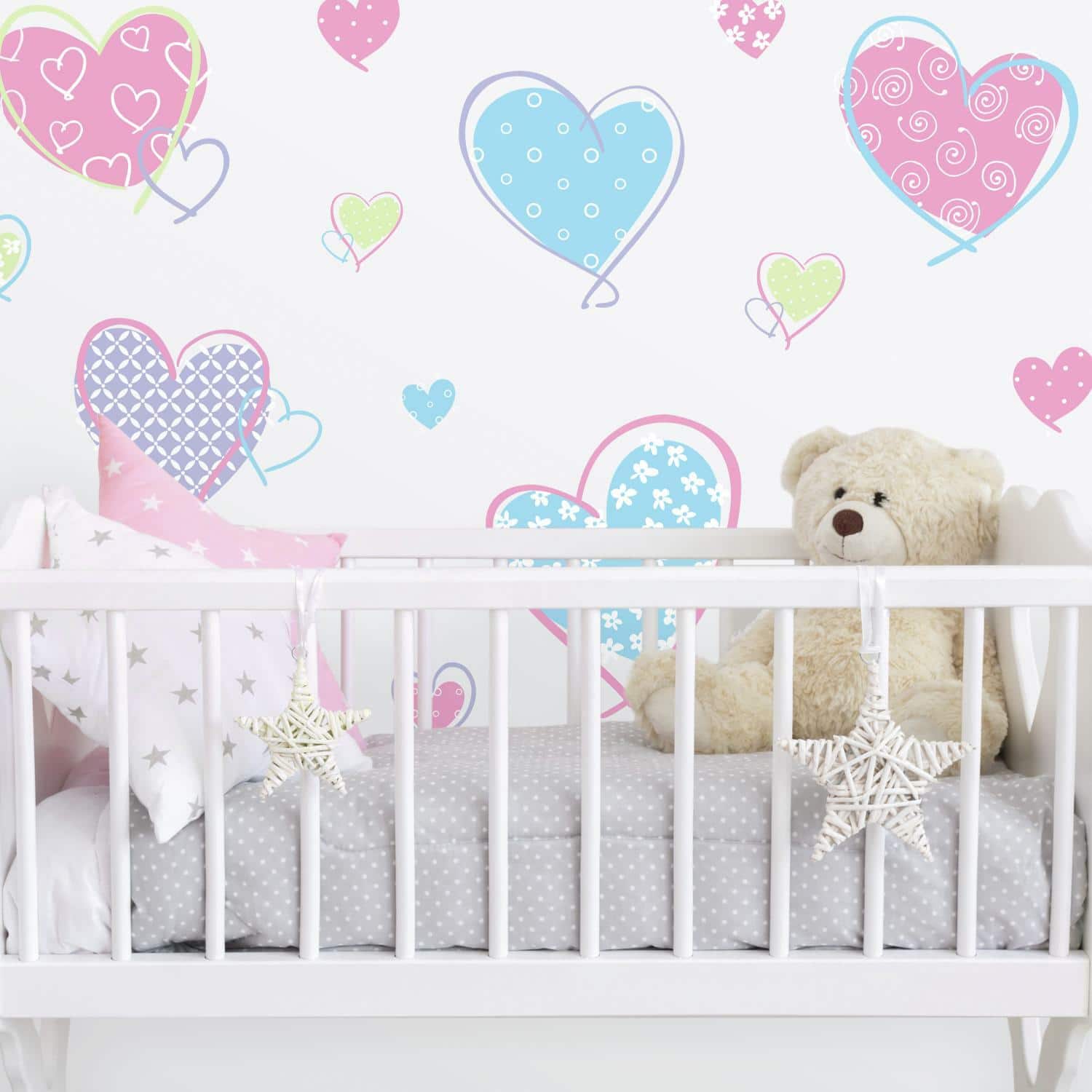 RoomMates Hearts Peel & Stick Wall Decals