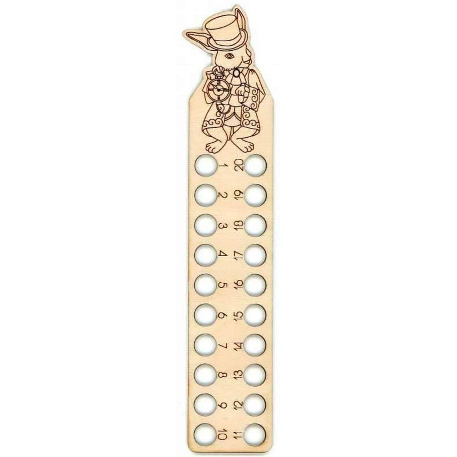 MP Studia ОР-035 Rabbit Mouline Plywood Thread Organizer