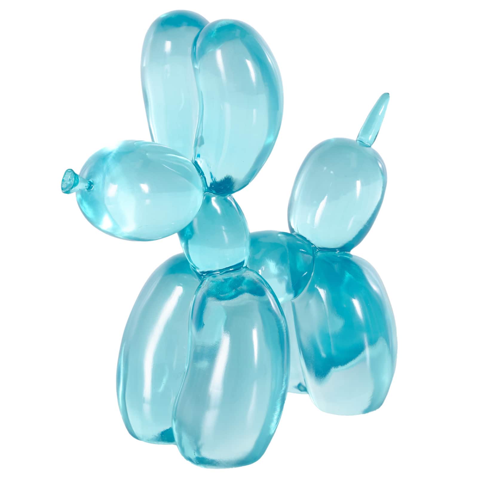 9.75" Resin Tinted Balloon Dog Sculpture