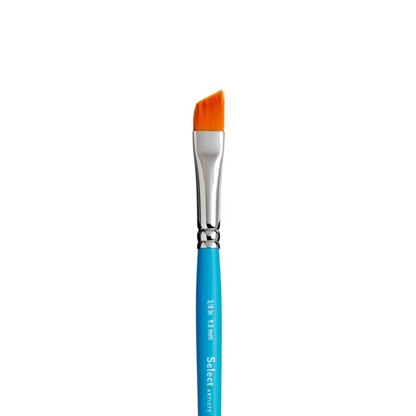 12 Pack: Princeton™ Select™ Artiste Series 3750 Short Handle Angle Shader Brush