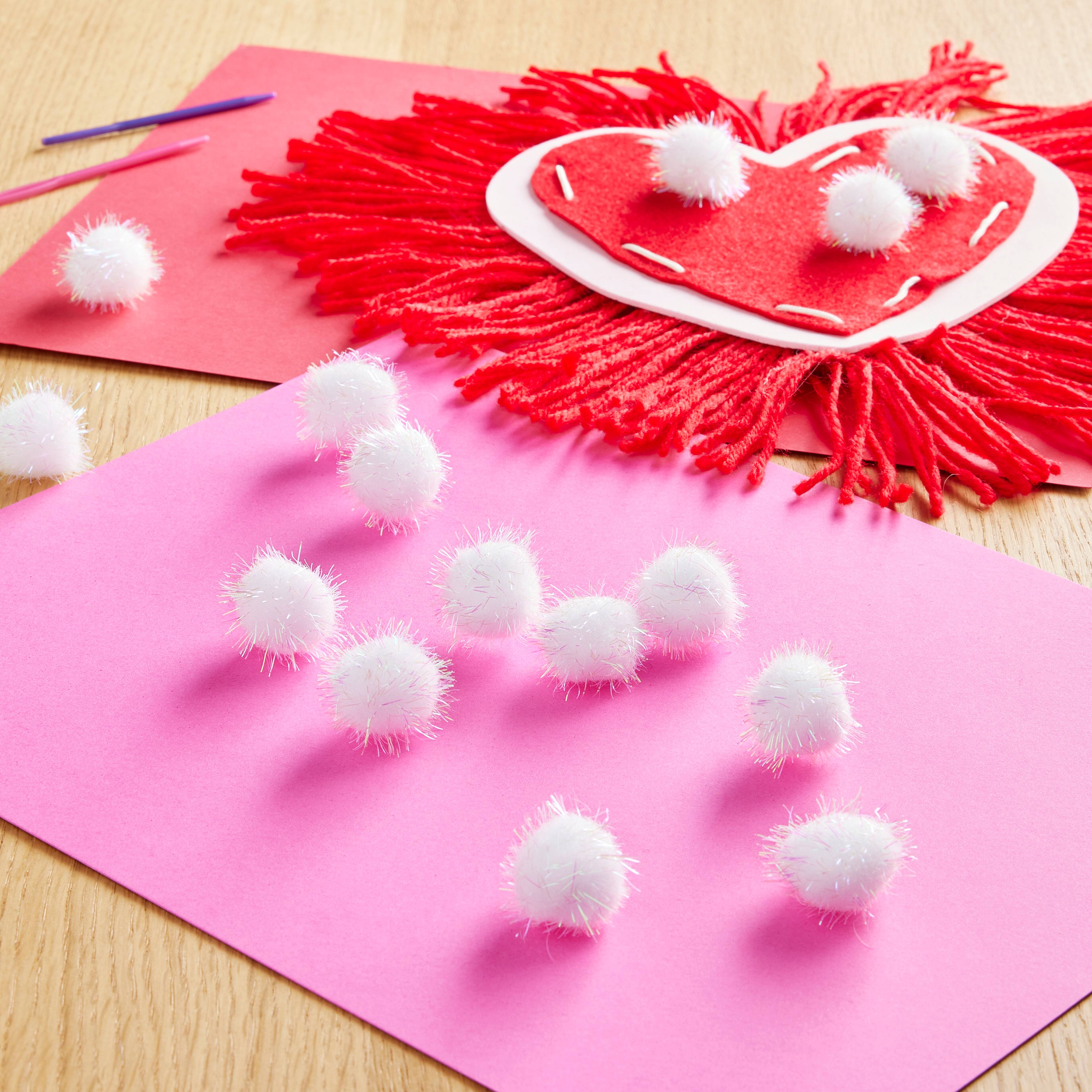 24 Packs: 15 ct. (360 total) 3/4" Sparkle Pom Poms by Creatology™