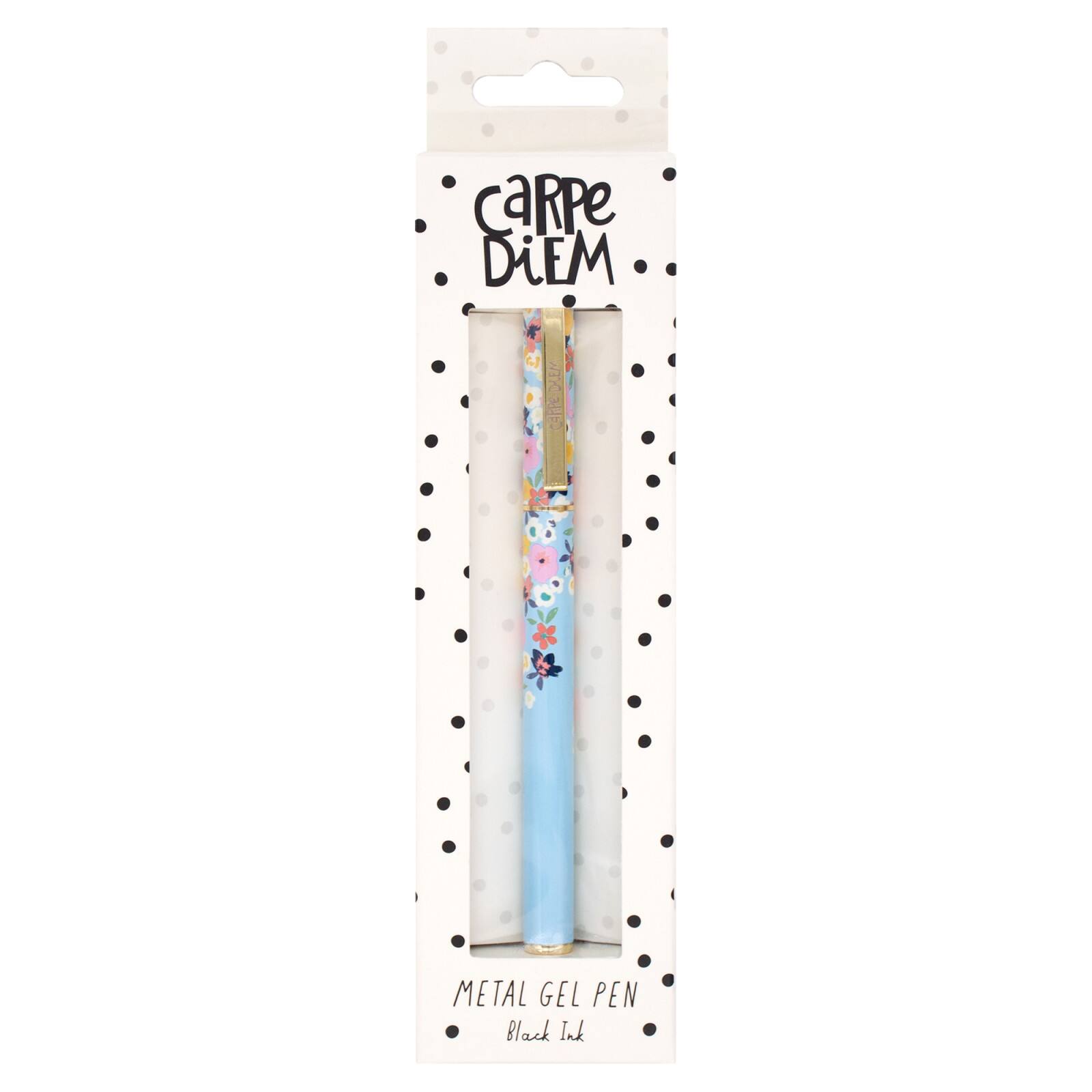 Pukka Pads Black Metal Gel Pen Pack 6