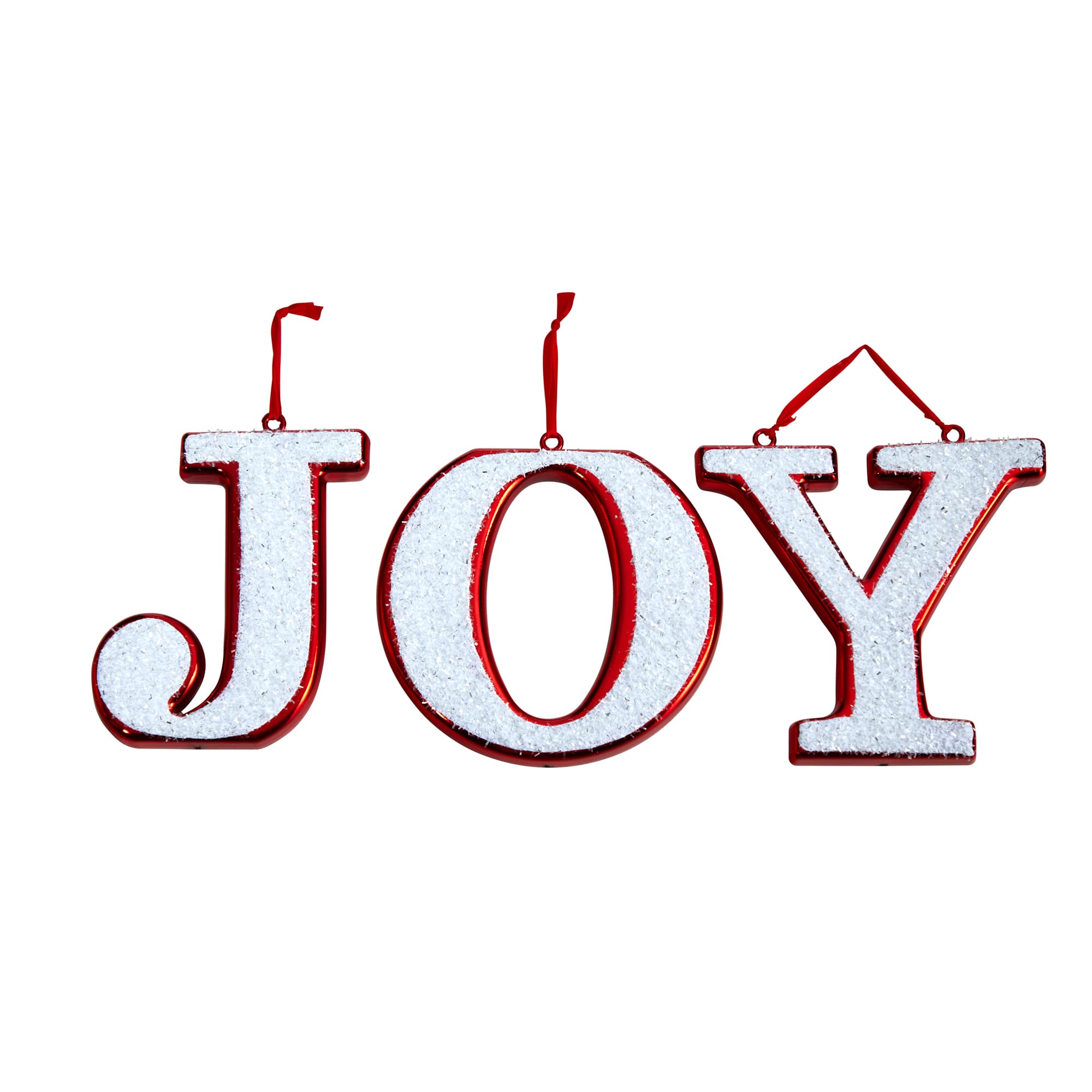 8.5" Joy Holiday Deluxe Shatterproof Ornament Set