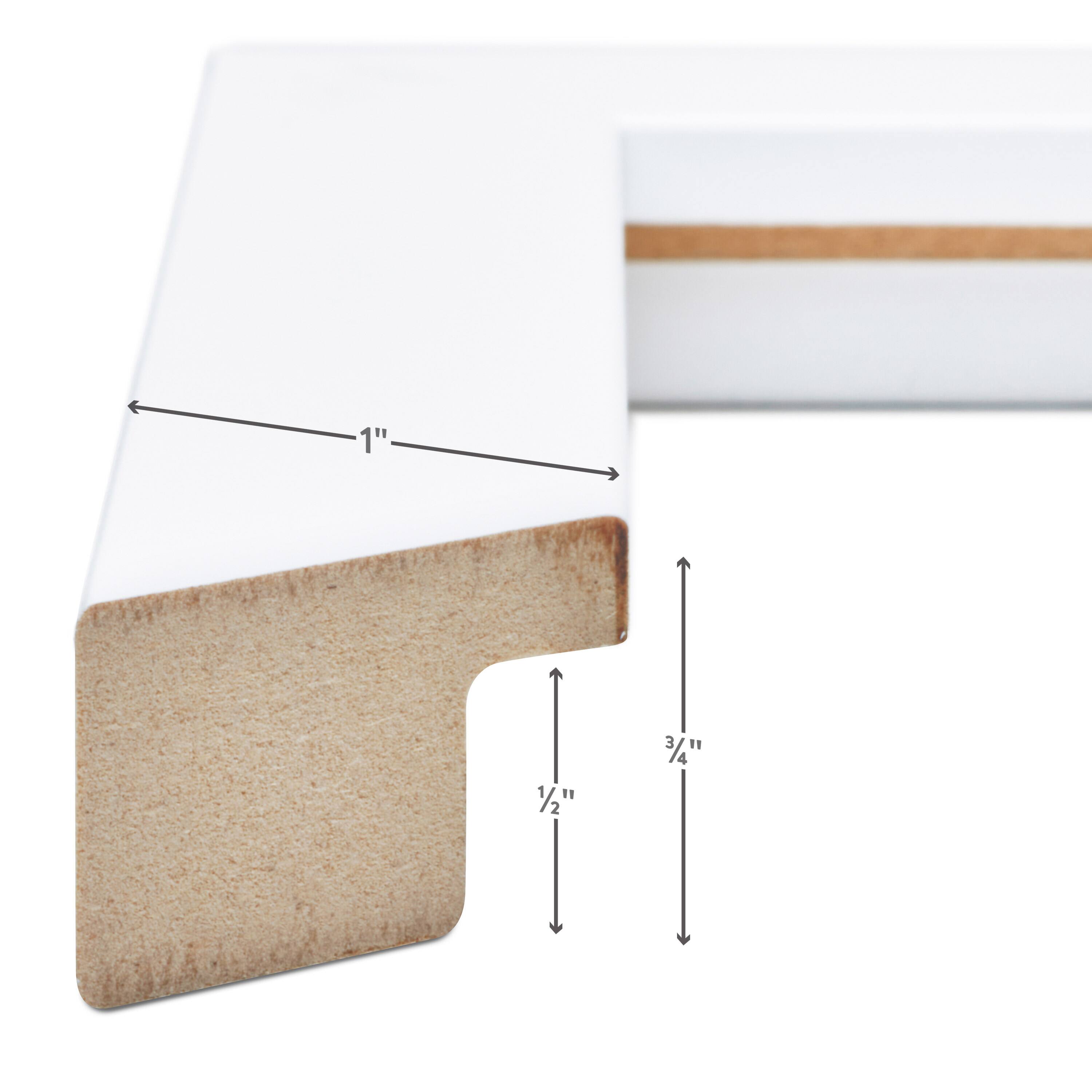 Craig Frames Essentials Satin White Picture Frame