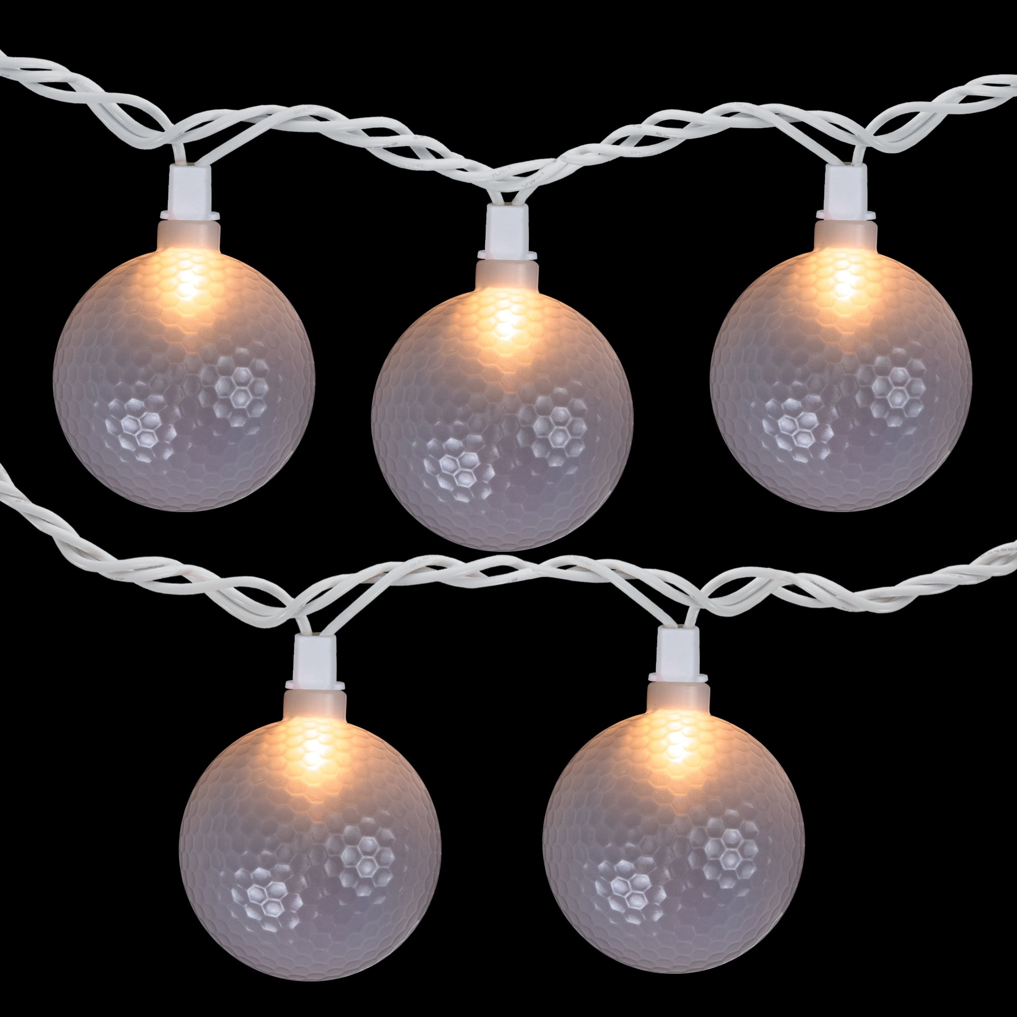 10ct. Golf Ball Patio String Lights