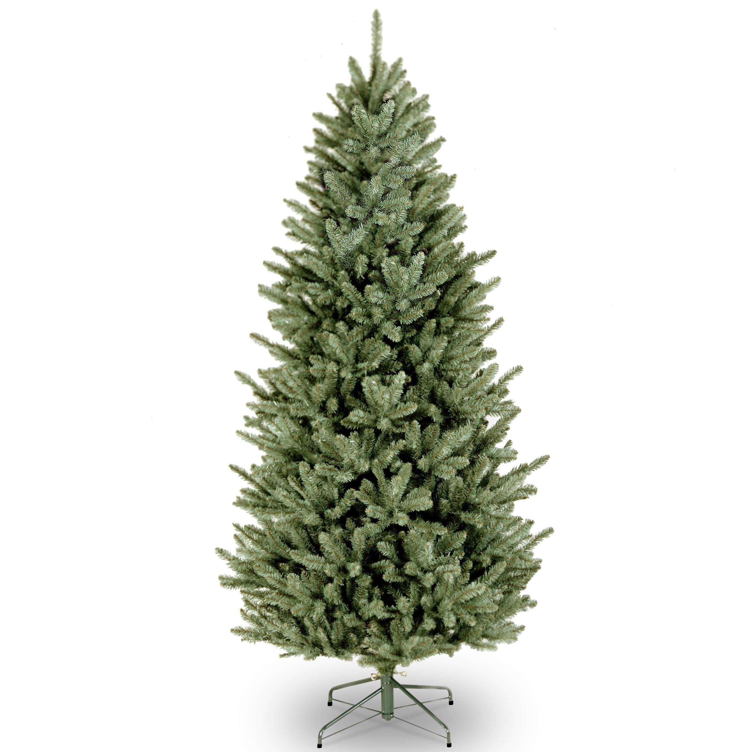 7.5ft. Unlit Hinged Natural Fraser Fir Slim Artificial Christmas Tree