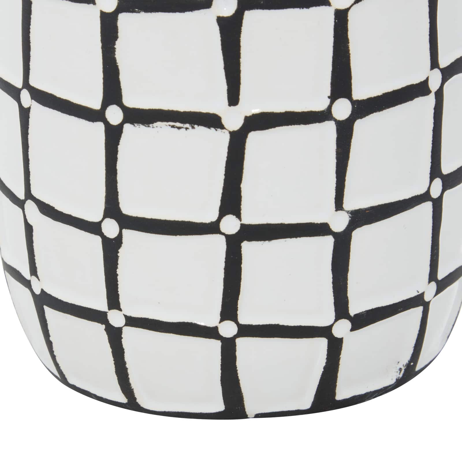White Ceramic Coastal Vase Set