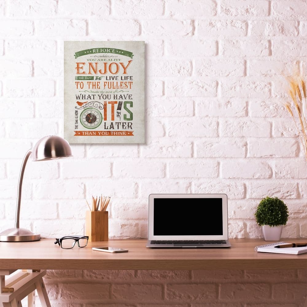 Stupell Industries Now Is The Time Inspirational Wall Accent