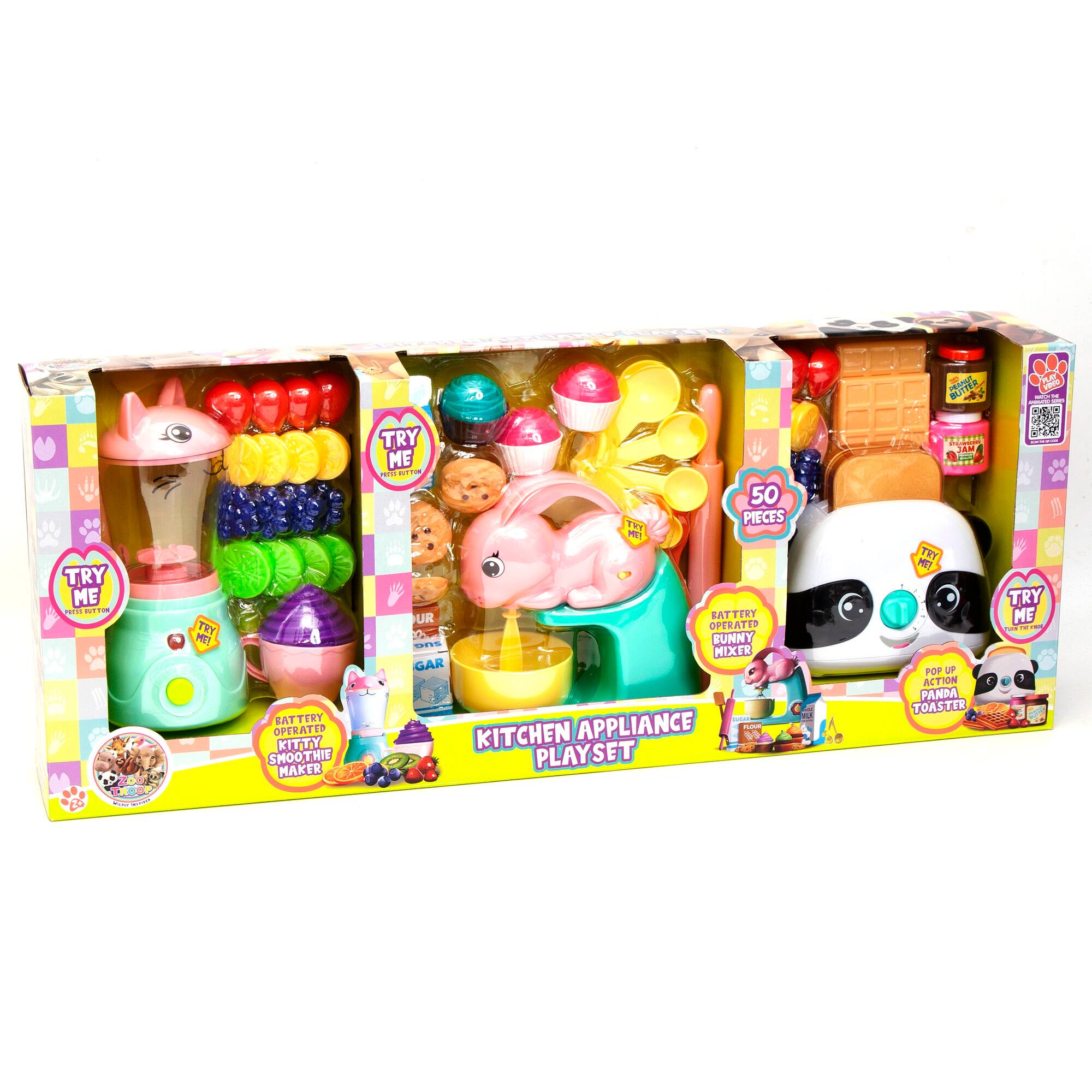 Zoo Troop Animal Themed Kitchen Appliance Food Playset