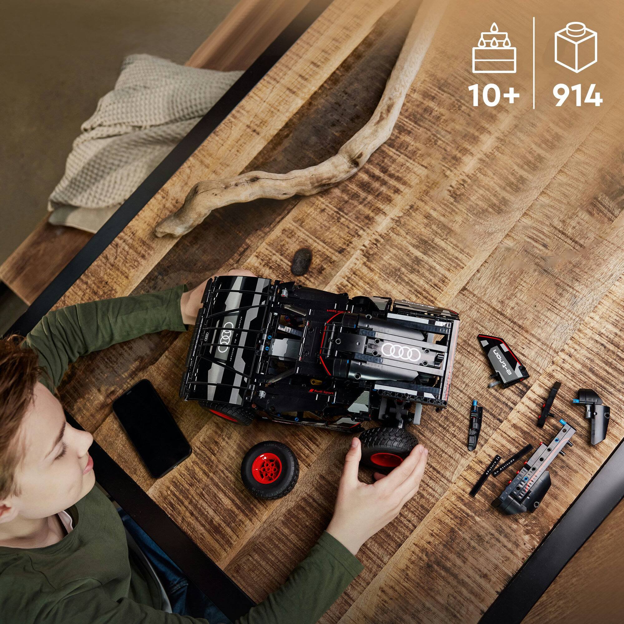 LEGO® Technic™ Audi RS Q e-tron 42160 Building Toy Set (914 Pieces)