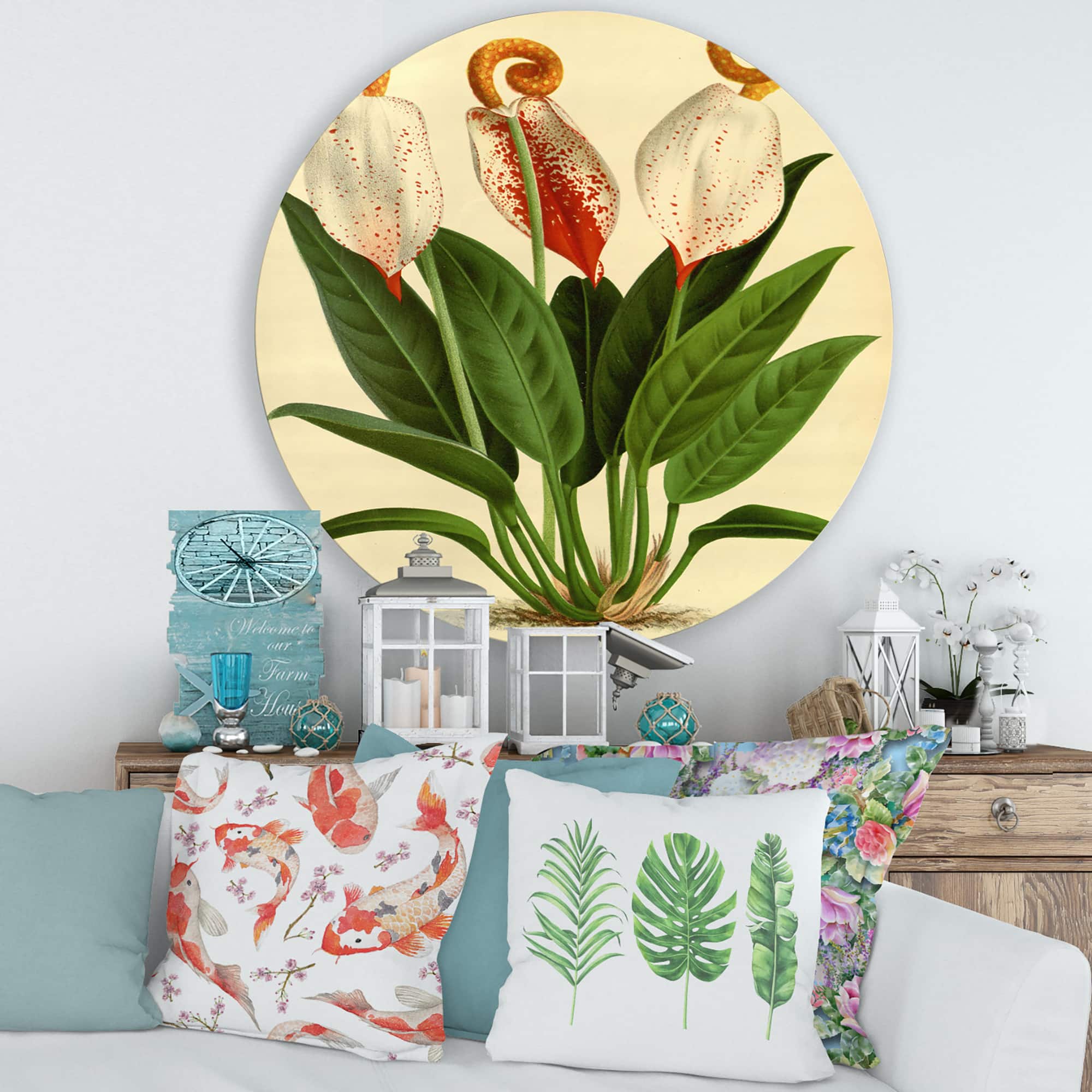 Designart - Retro Flowers I