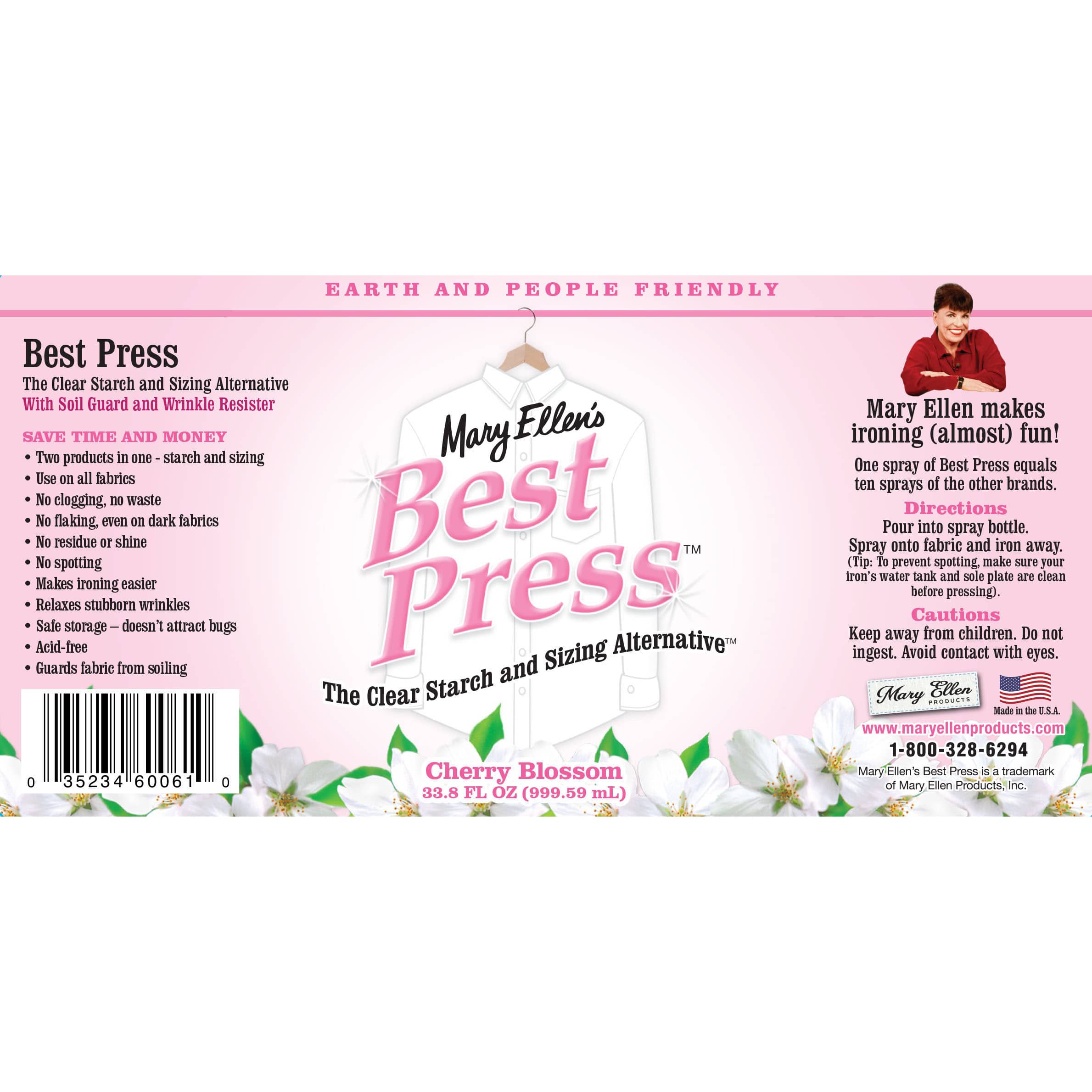 Mary Ellen's Best Press™ 33.8oz. Clear Starch & Sizing Alternative