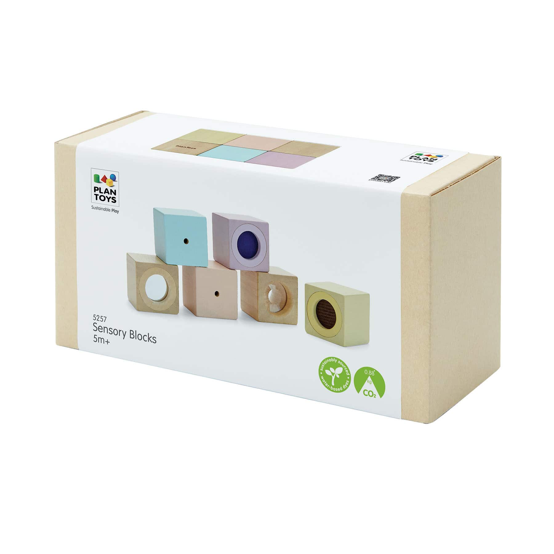 PlanToys Sensory Wooden Blocks Set