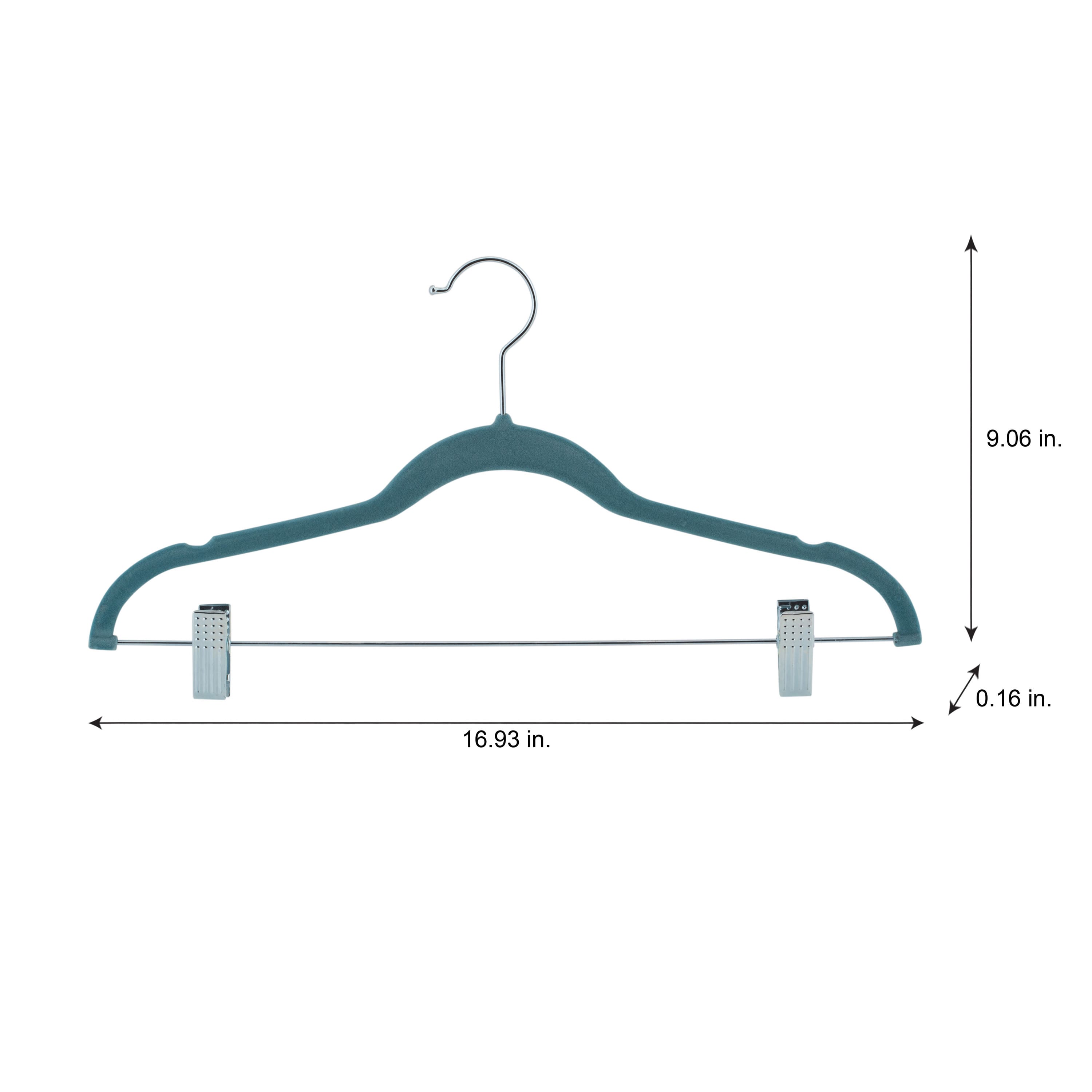 Laura Ashley Velvet Hangers with Clips