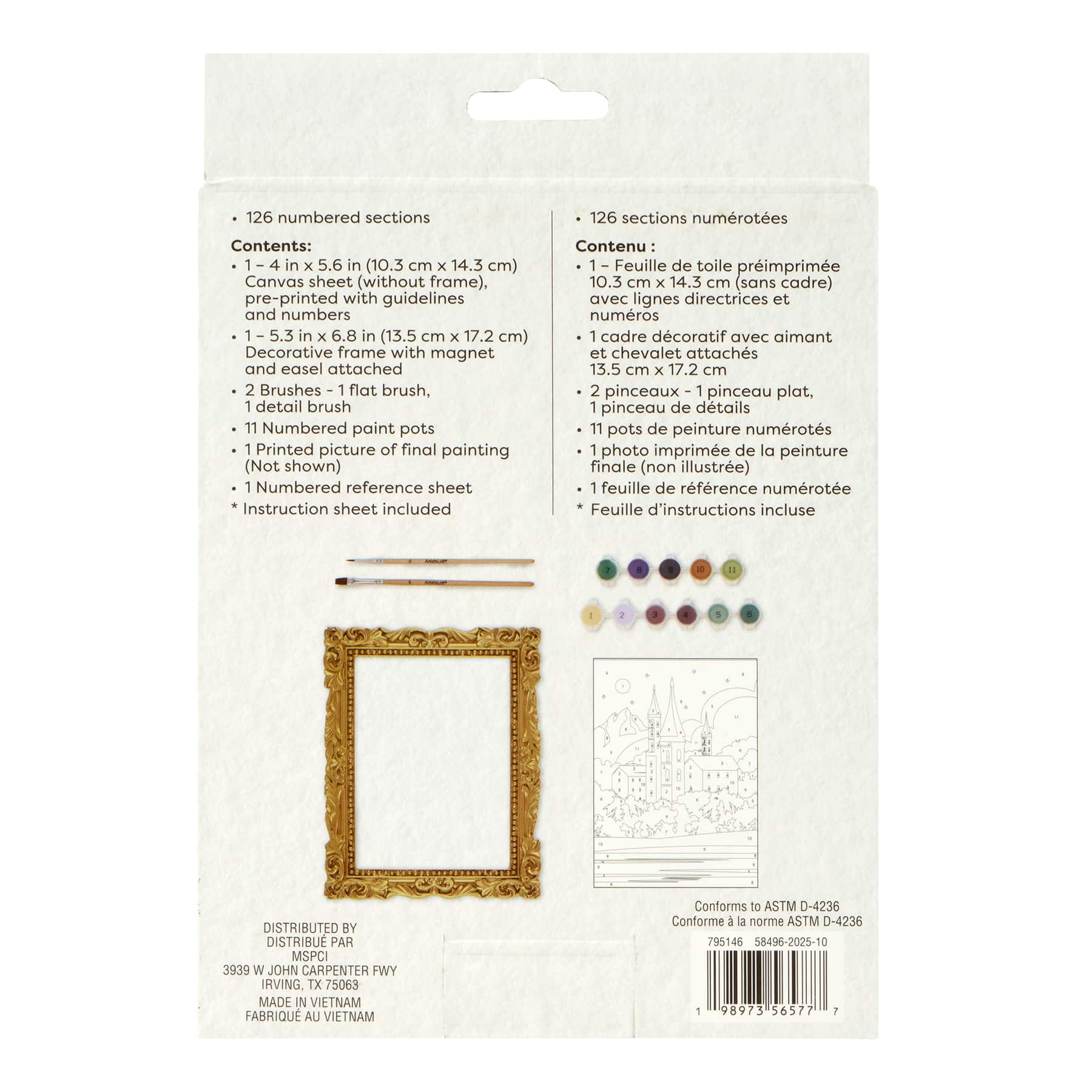 Castle Paint-by-Number Framed Mini Kit by Artist's Loft®