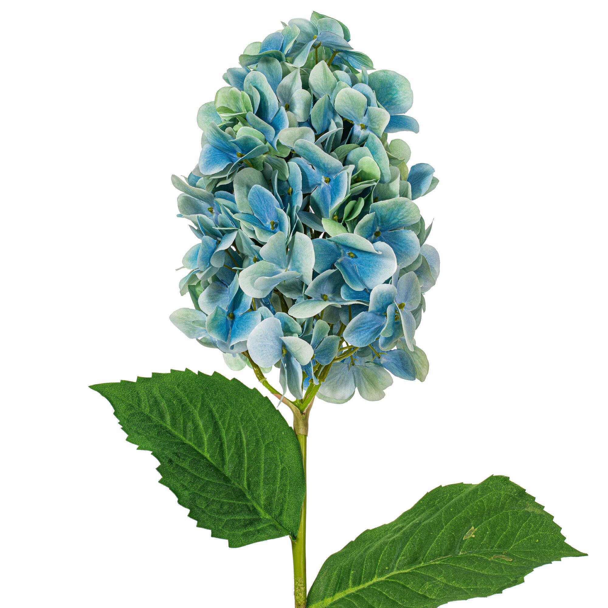 35" Aqua Blue Cone Hydrangea Artificial Sprays, 2ct.